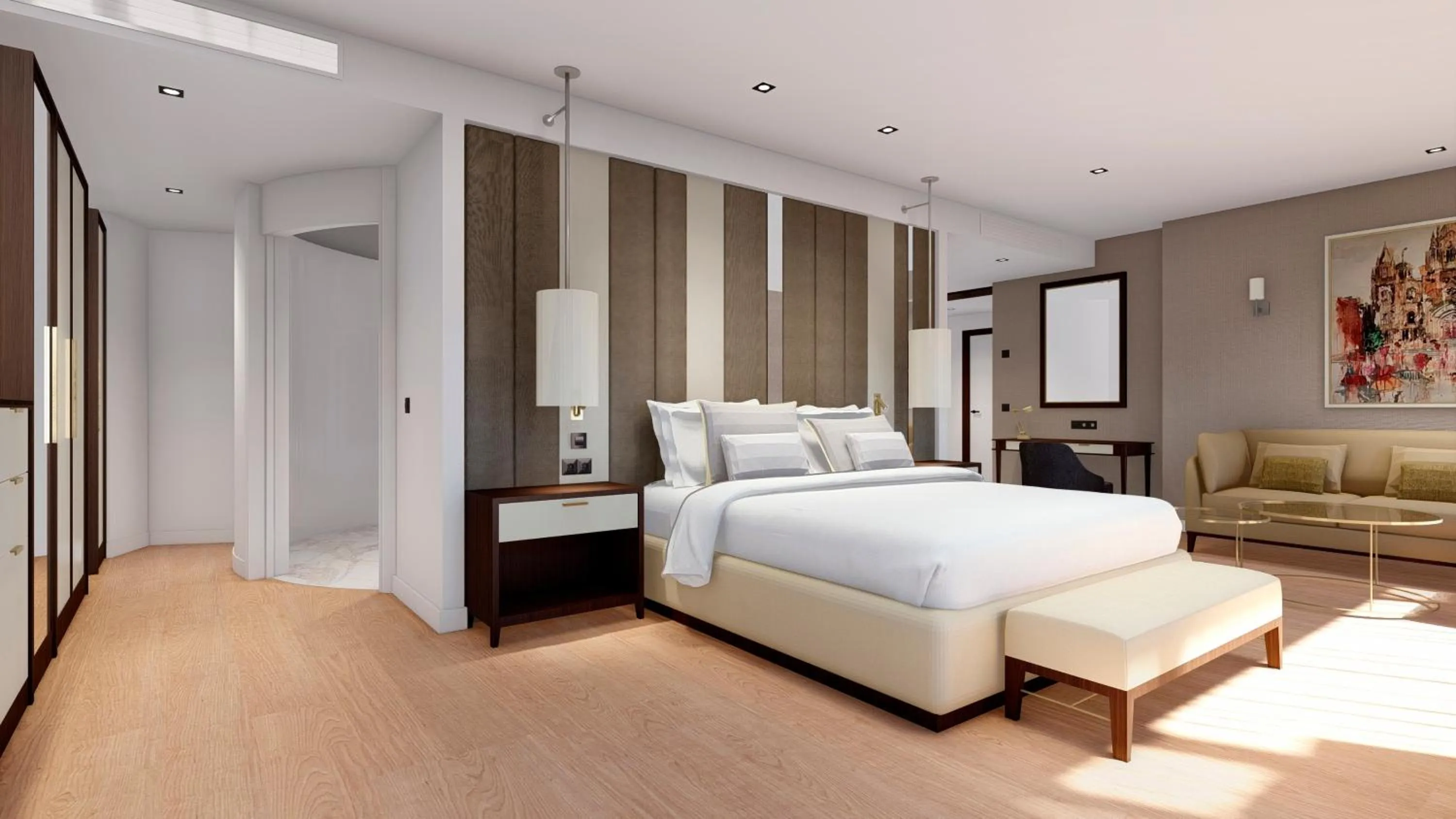 Bed in Torre Melina, a Gran Meliá Hotel