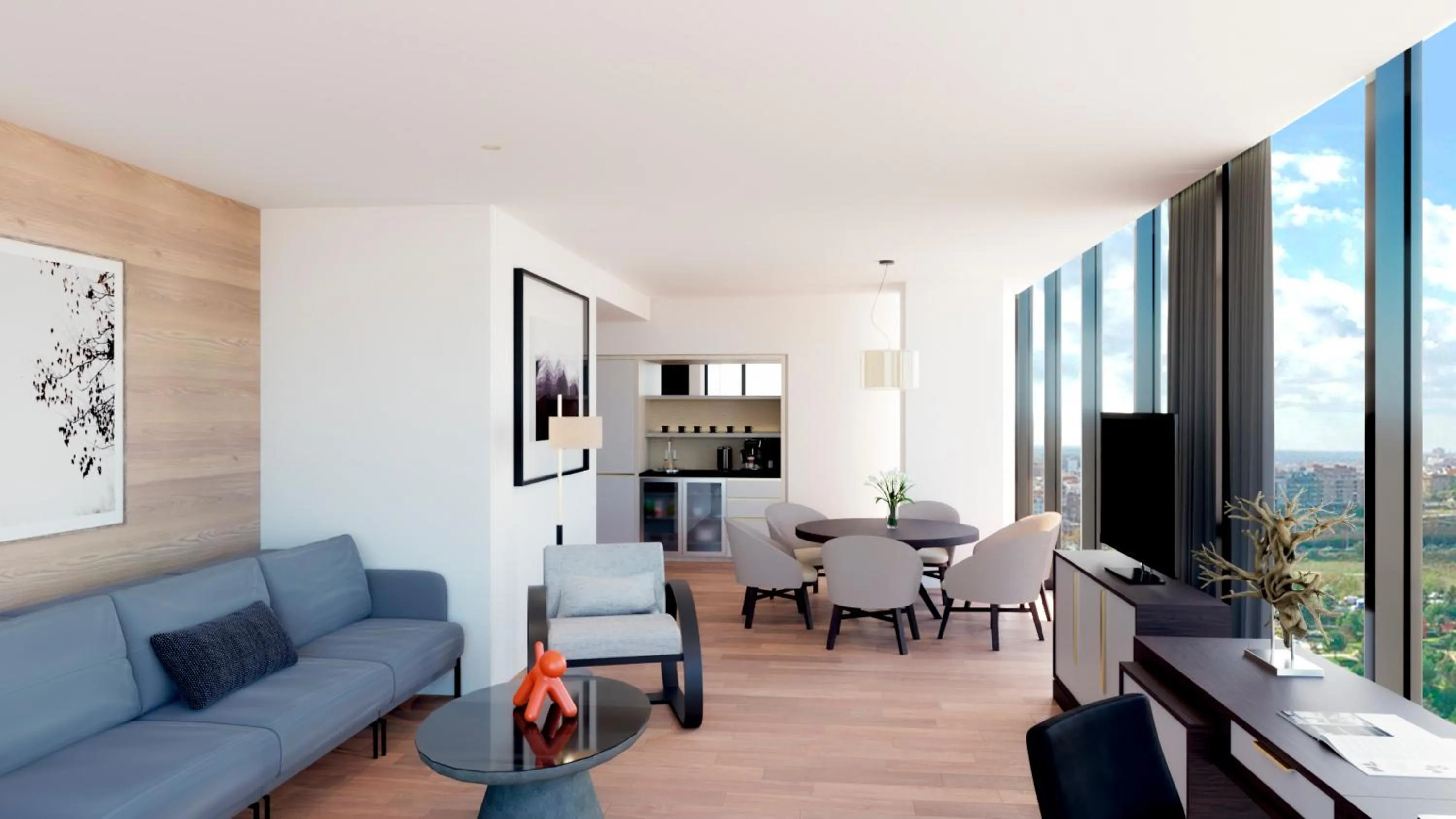 Living room in Torre Melina, a Gran Meliá Hotel