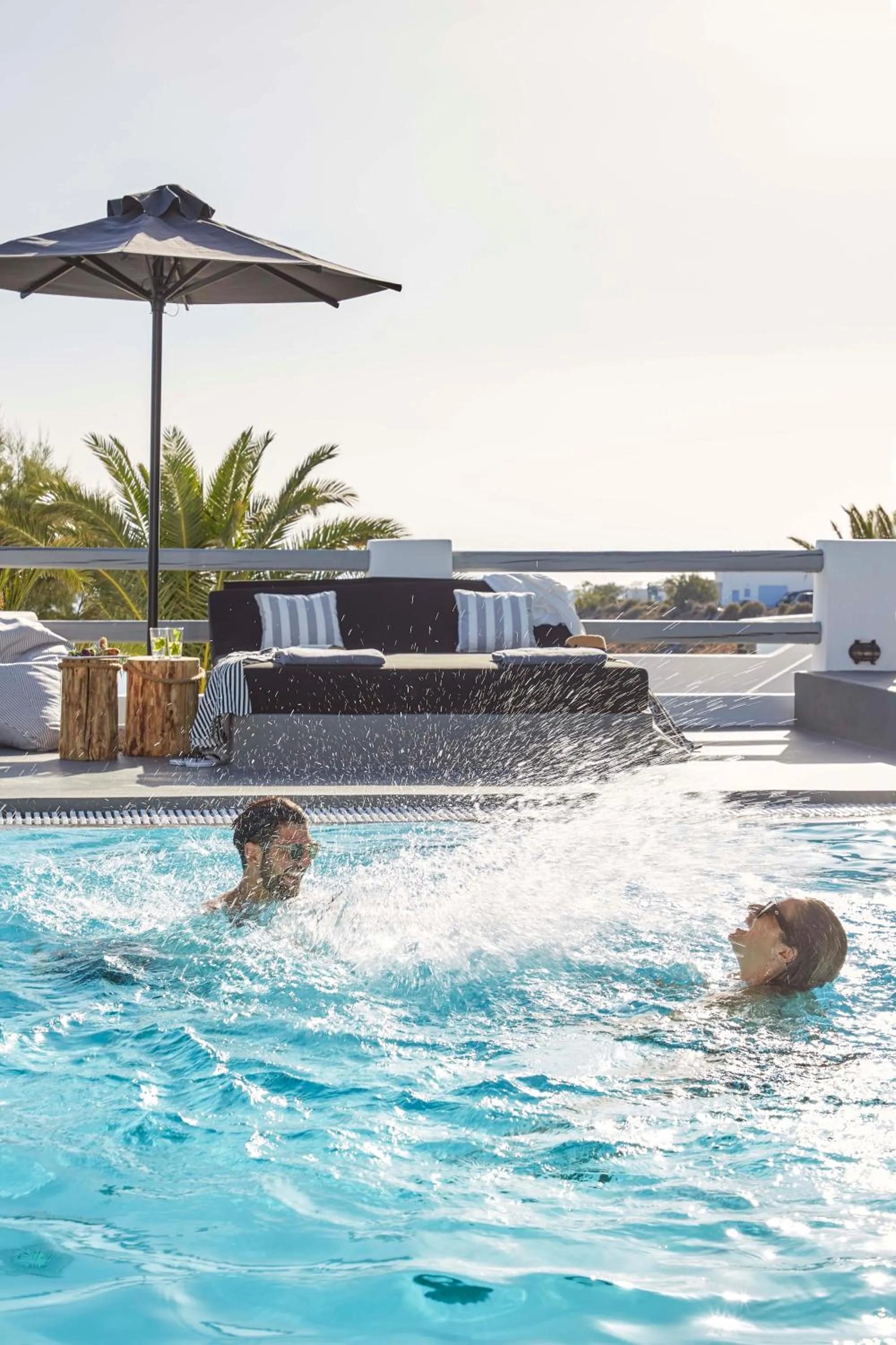 Swimming pool in Mr and Mrs White Oia - Santorini