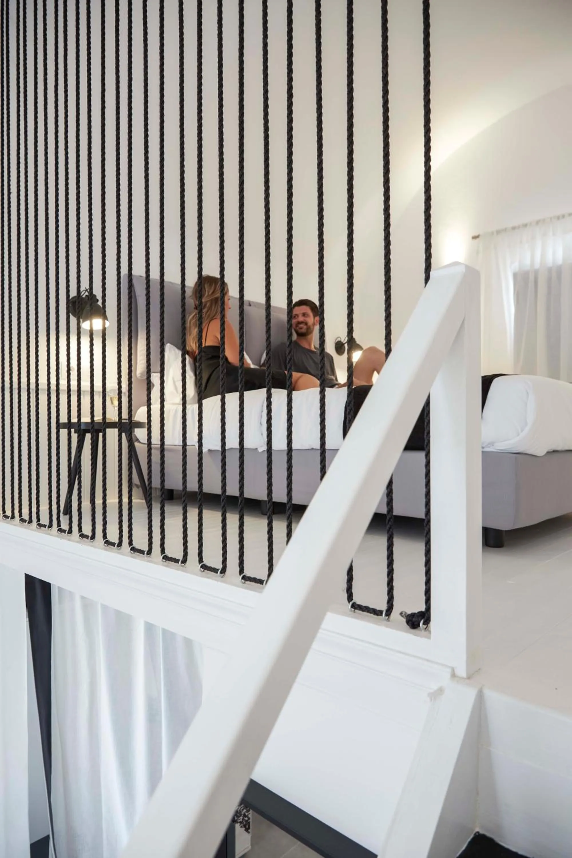 Bedroom, Bed in Mr and Mrs White Oia - Santorini