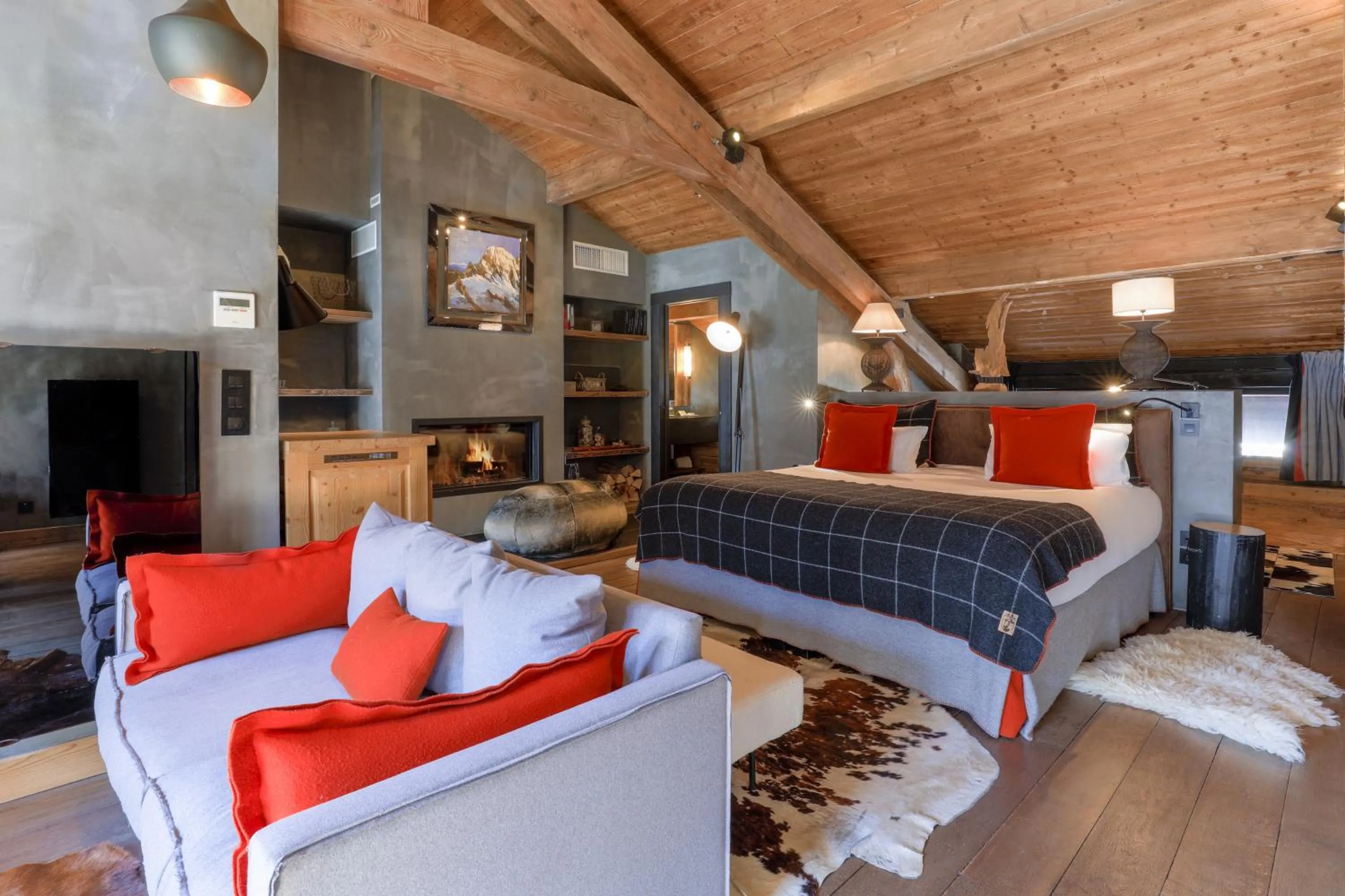 Living room in M de Megève