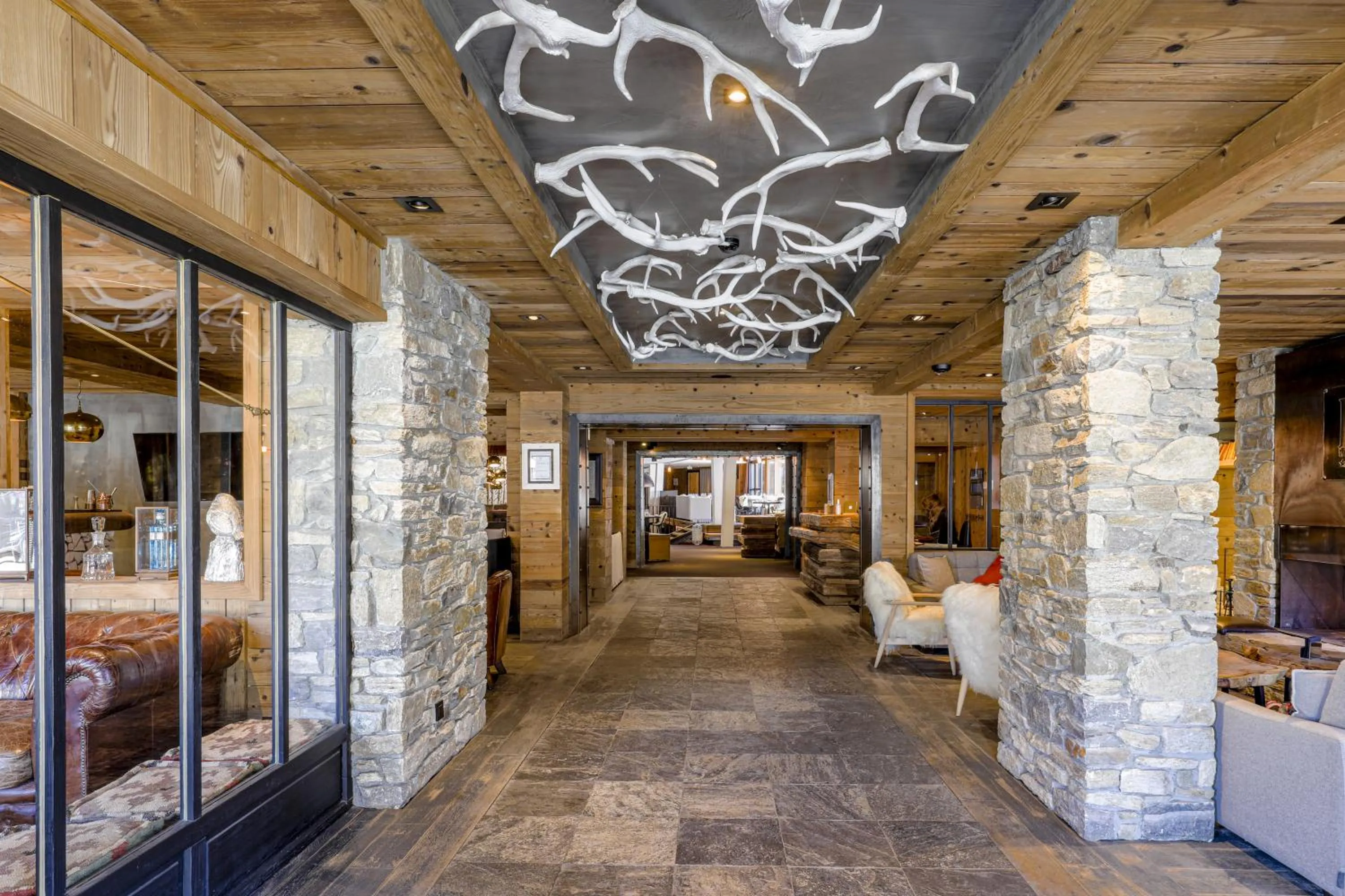 Seating area in M de Megève