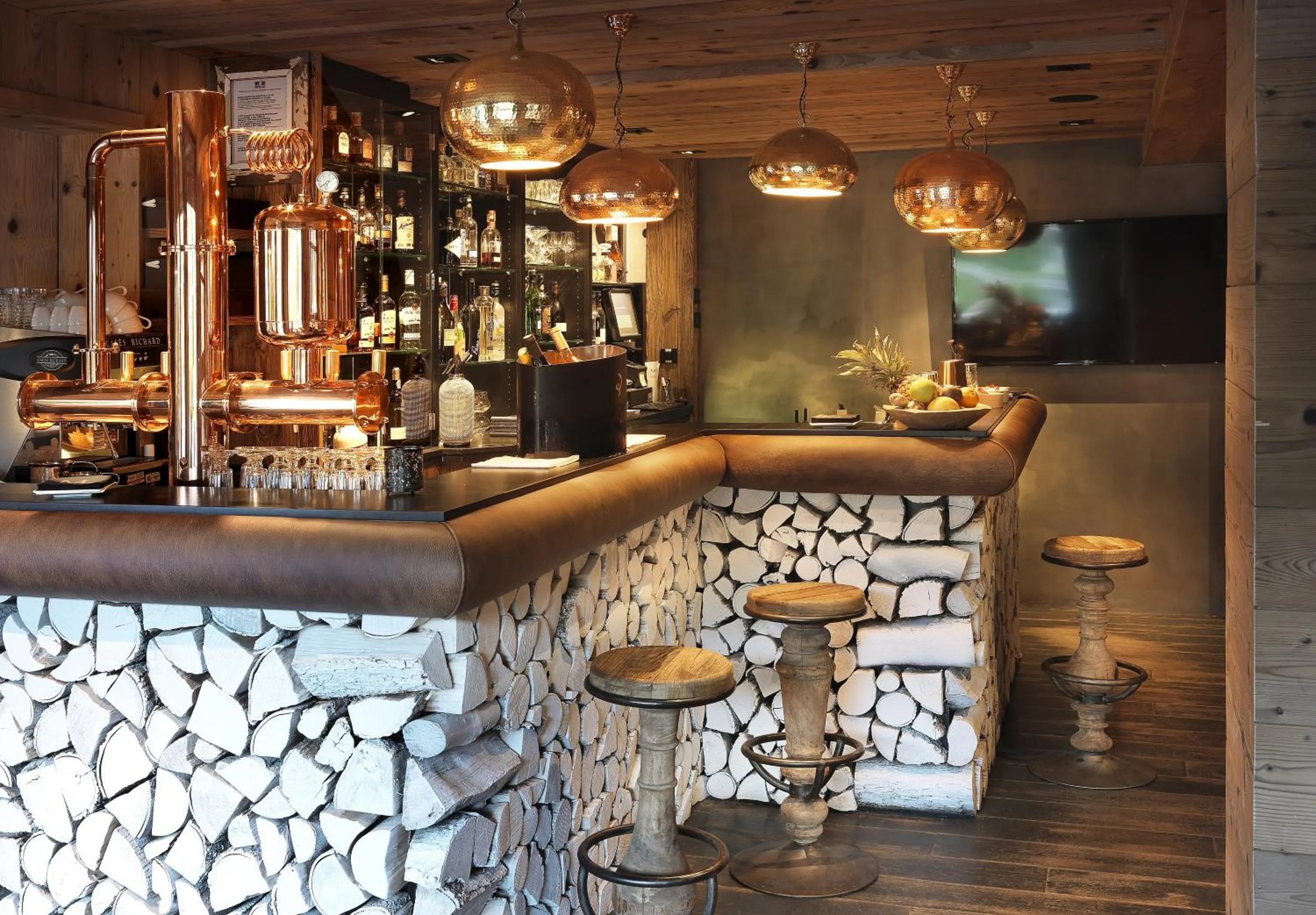 Lounge or bar in M de Megève