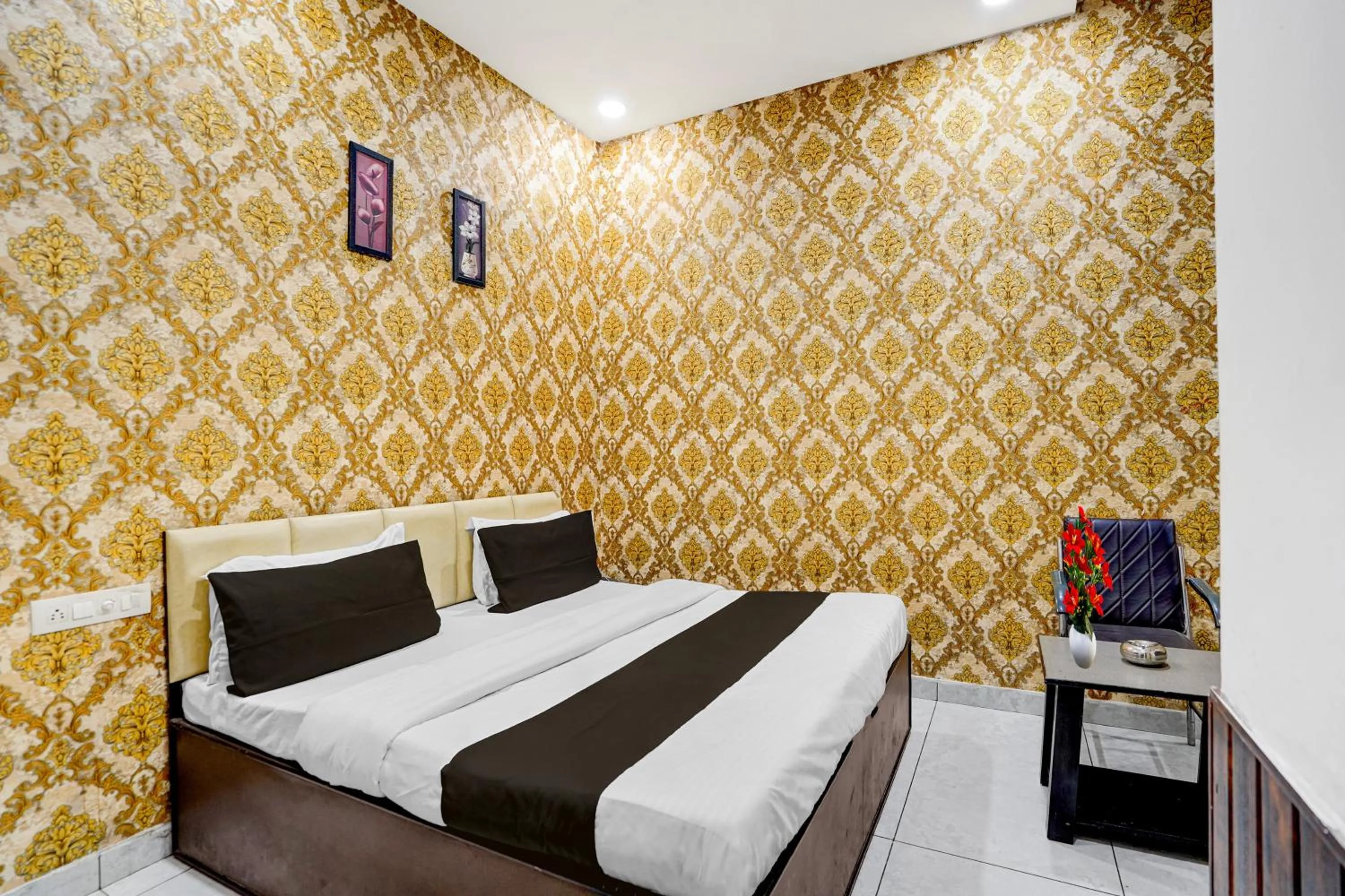 Bedroom, Bed in Hotel O Silver Arc Mall Ludhiana Formerly White Solitaire