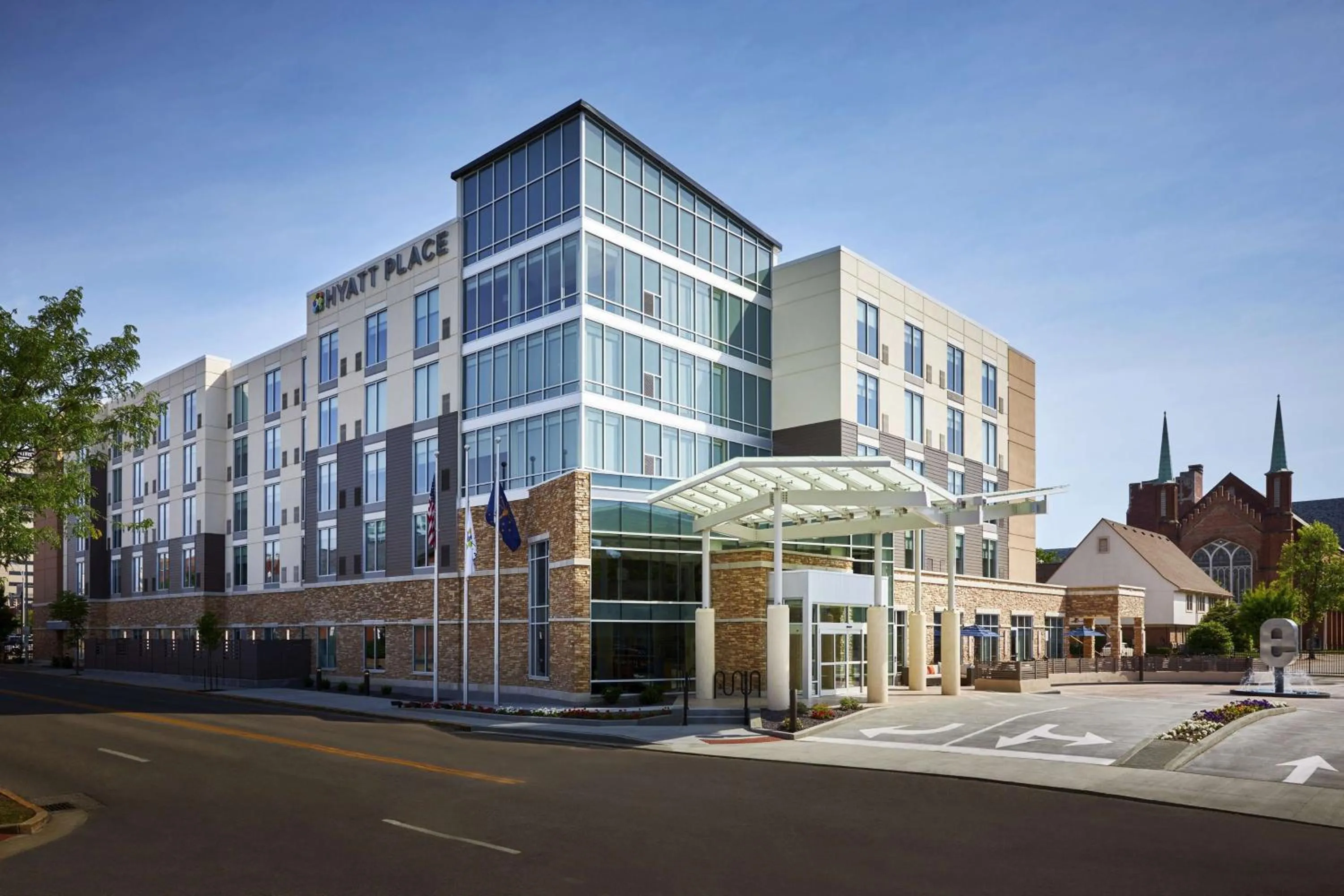Property building in Hyatt Place Evansville