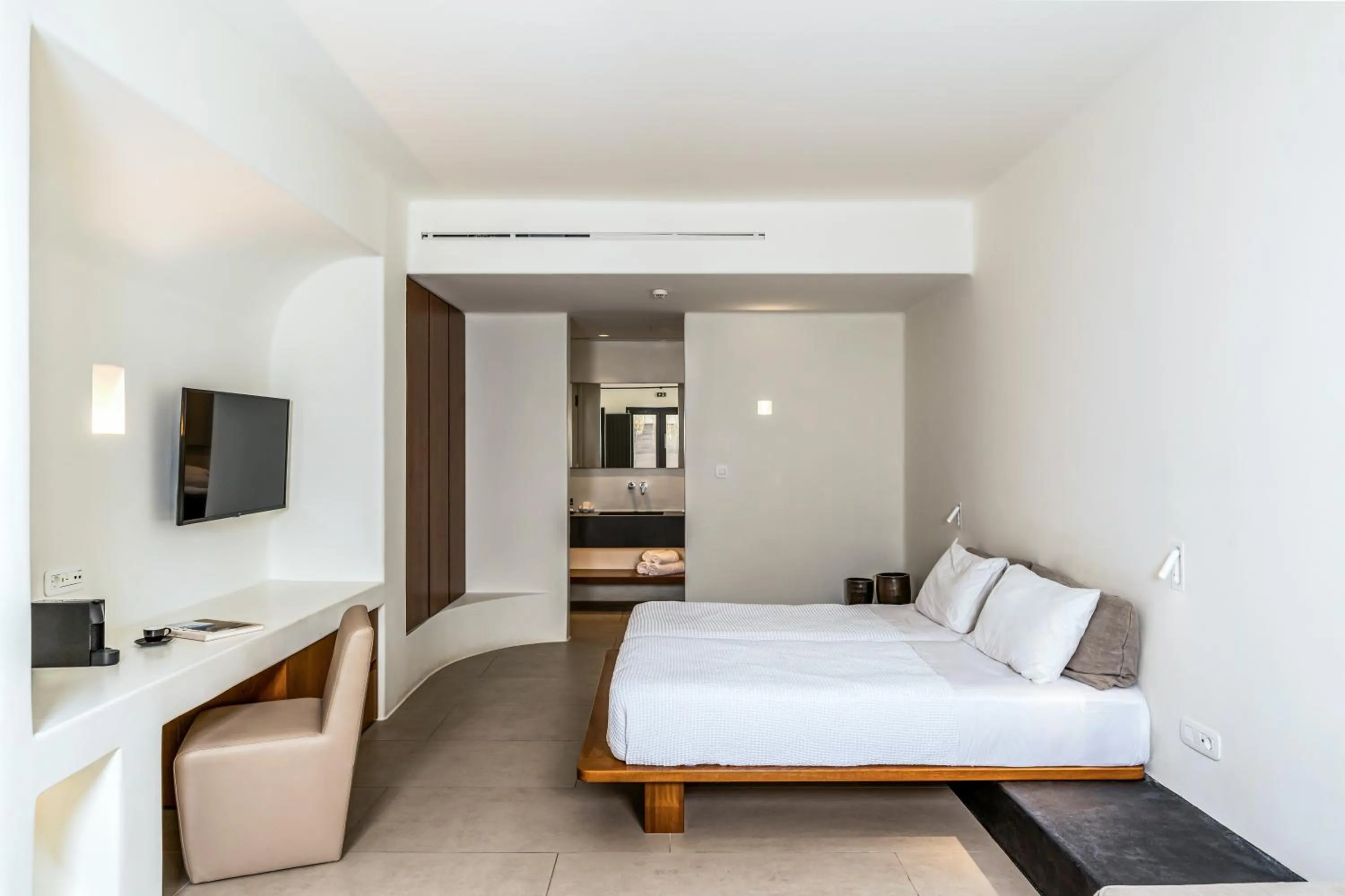 Bed in Orama Hotel & Spa