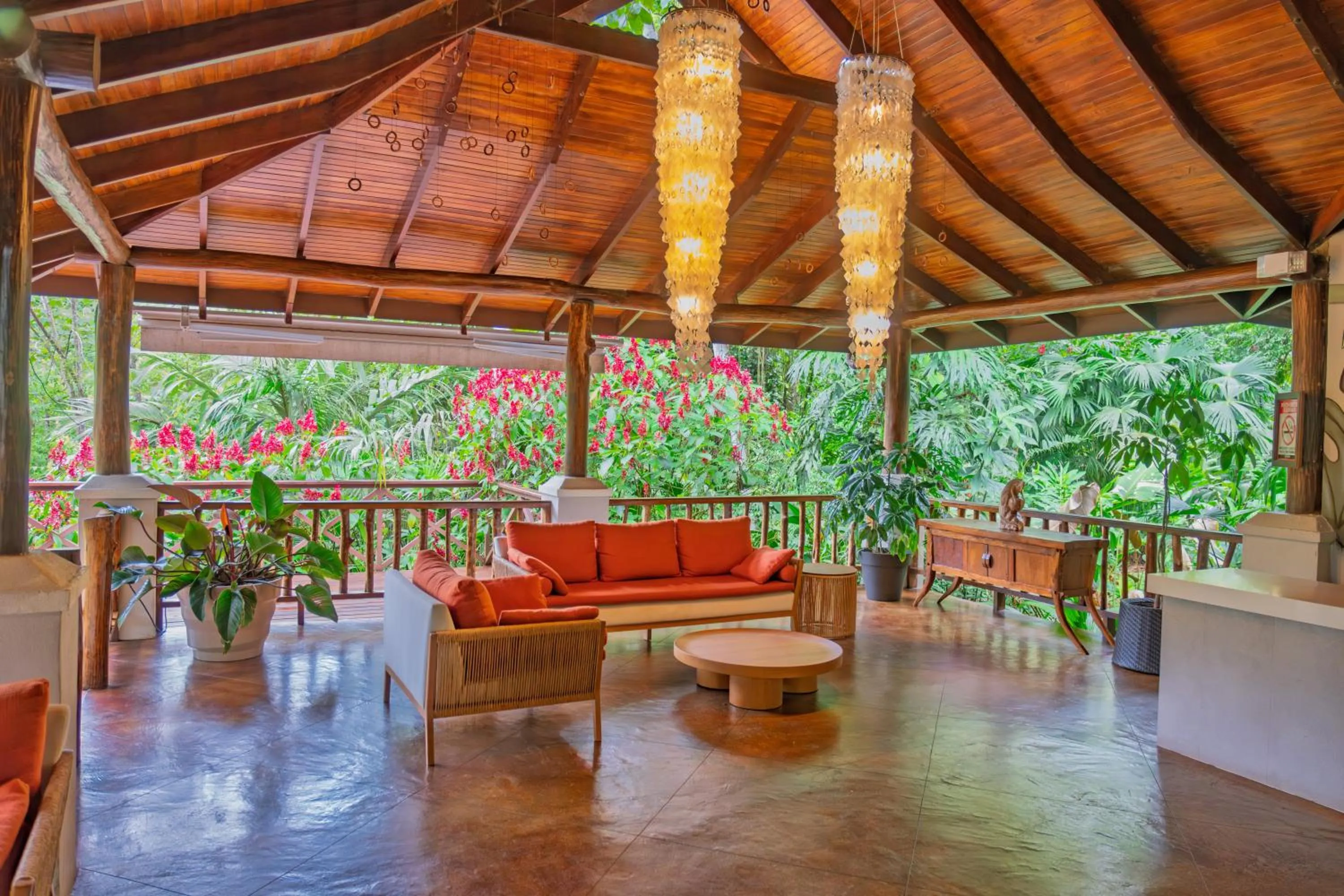 Seating area in Lost Iguana Resort and Spa