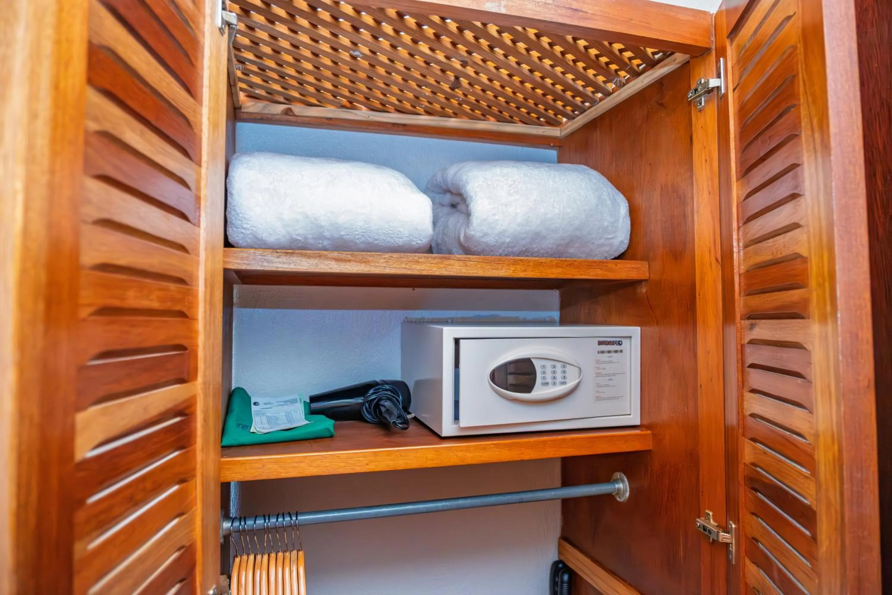 safe in Lost Iguana Resort and Spa