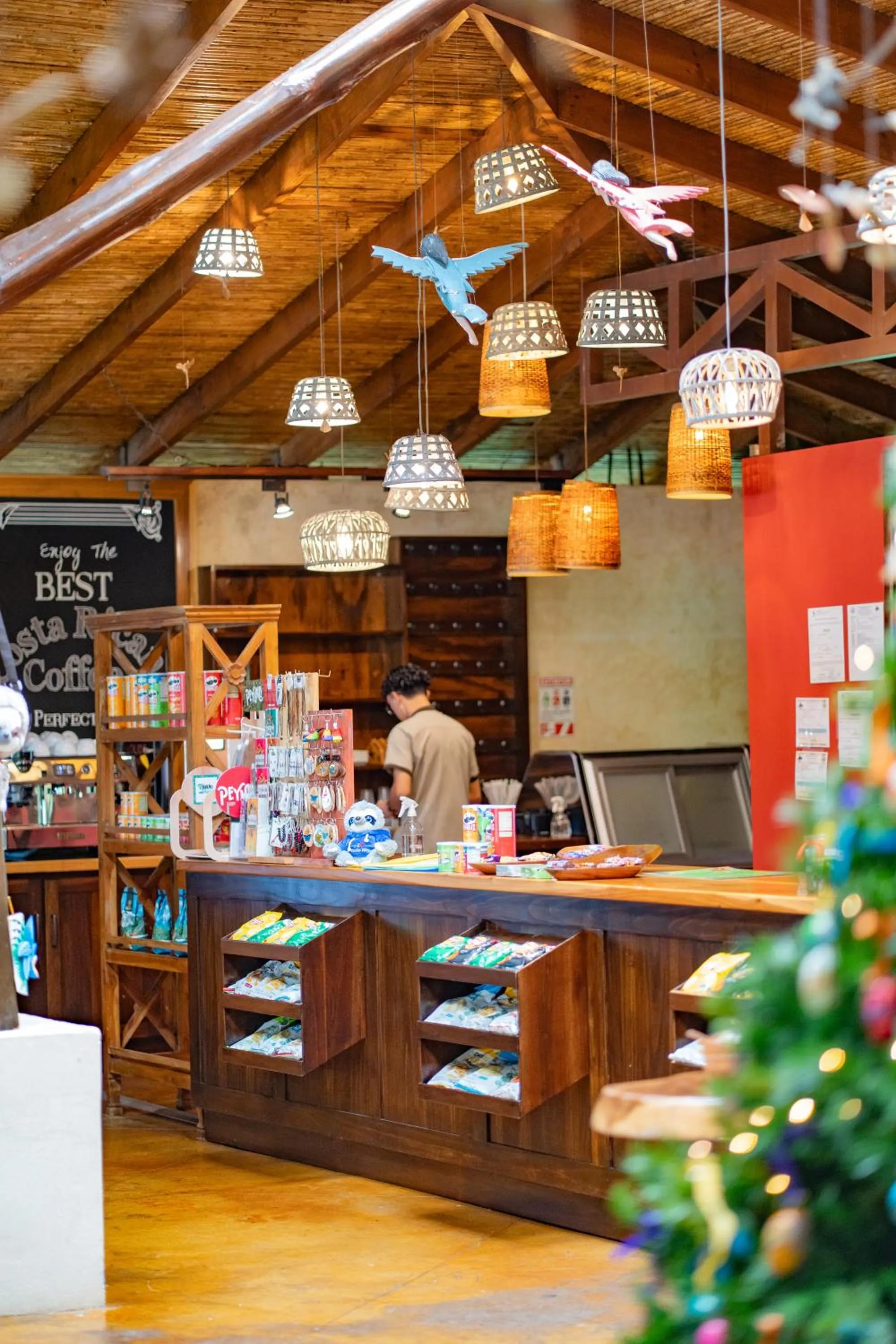 On-site shops in Lost Iguana Resort and Spa