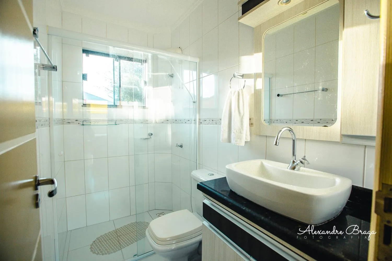 Bathroom in ApartPousada Residencial dos Reis