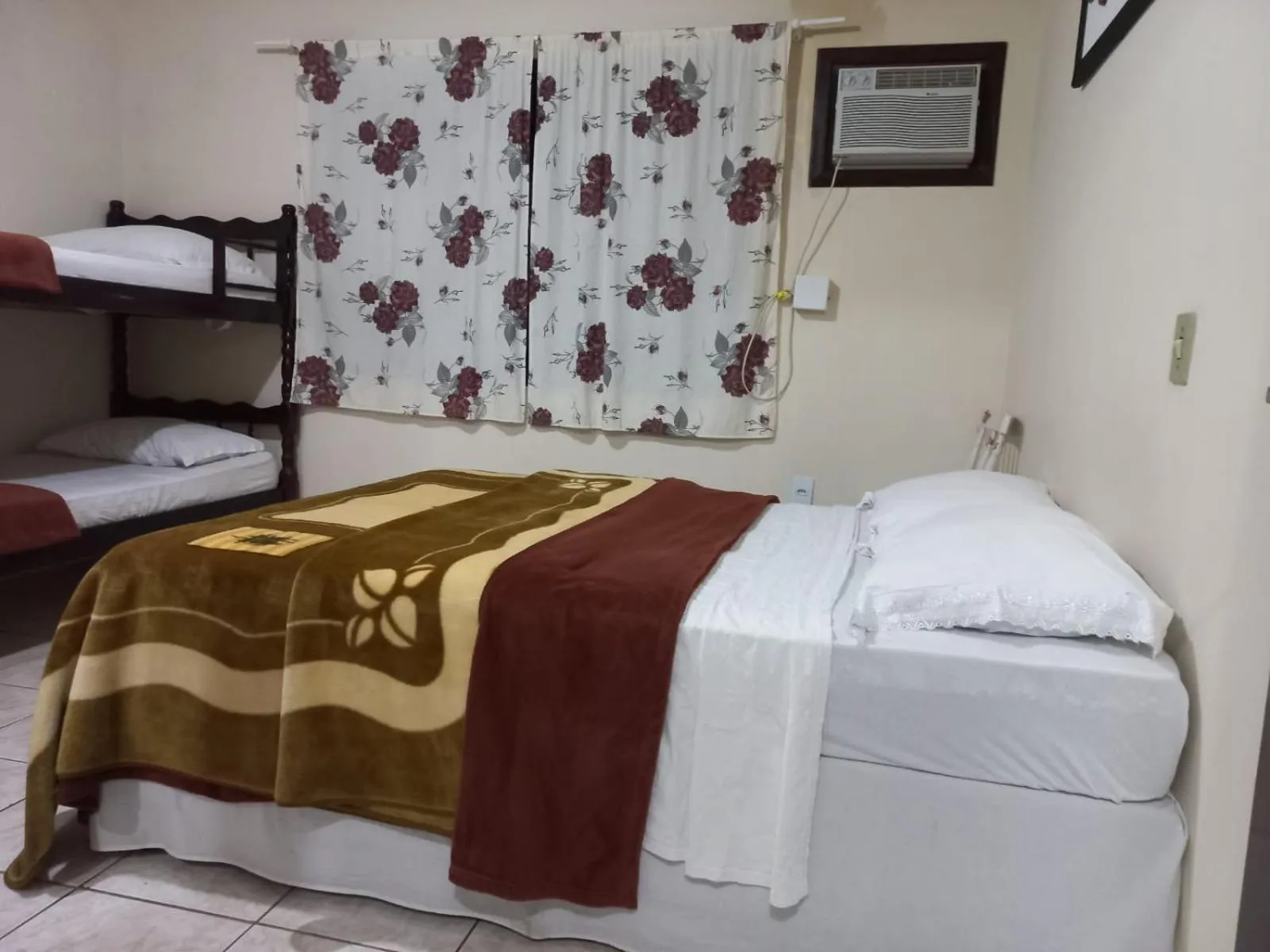 Bed in Pousada Vila D' Itália