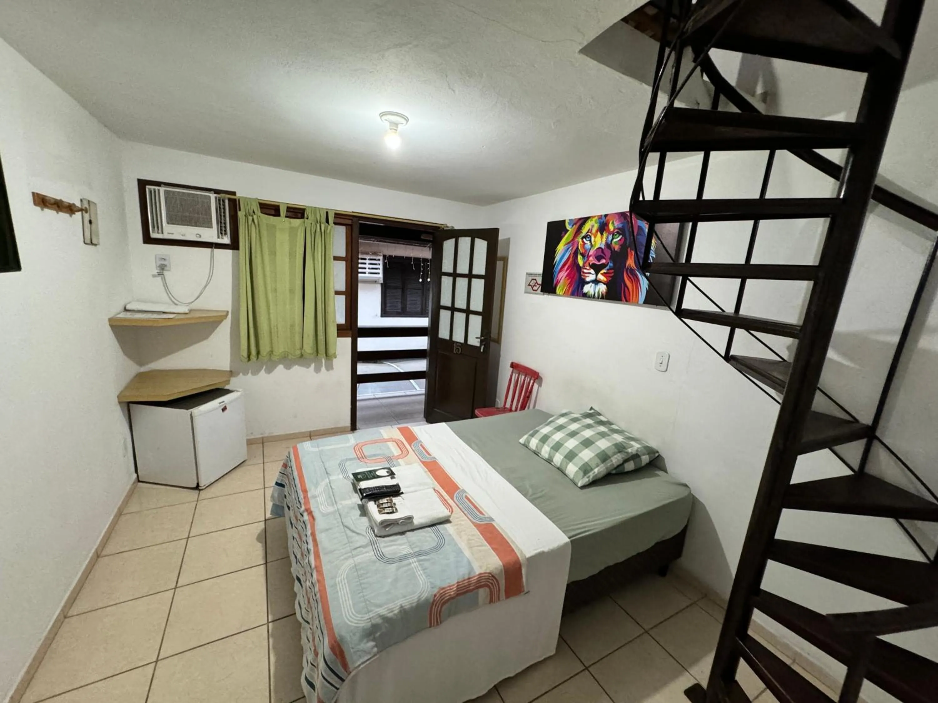 Bed in Pousada Vila D' Itália