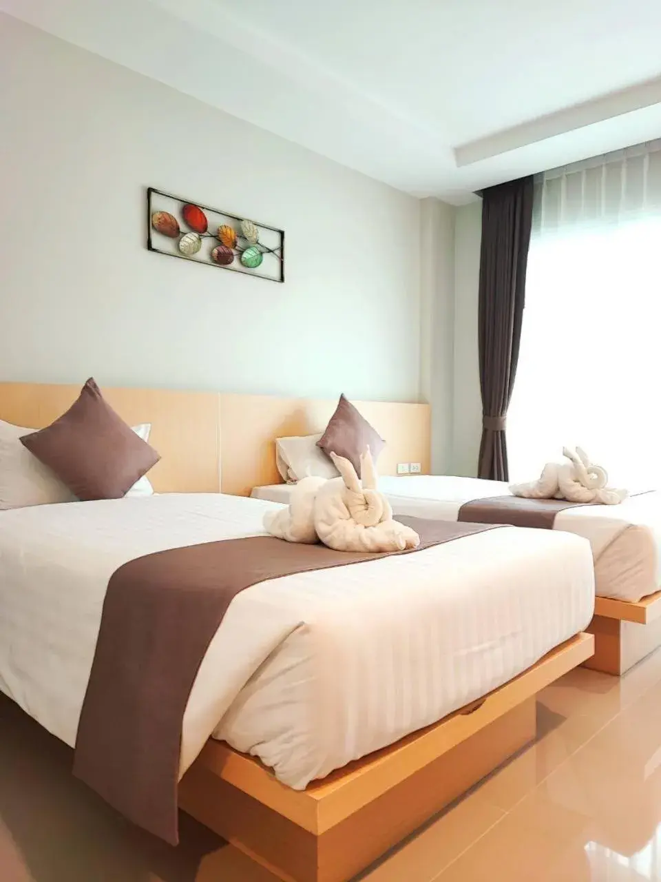 Deluxe Twin Room in The Beach at Klong Muang Deluxe Twin Room in The Beach at Klong Muang