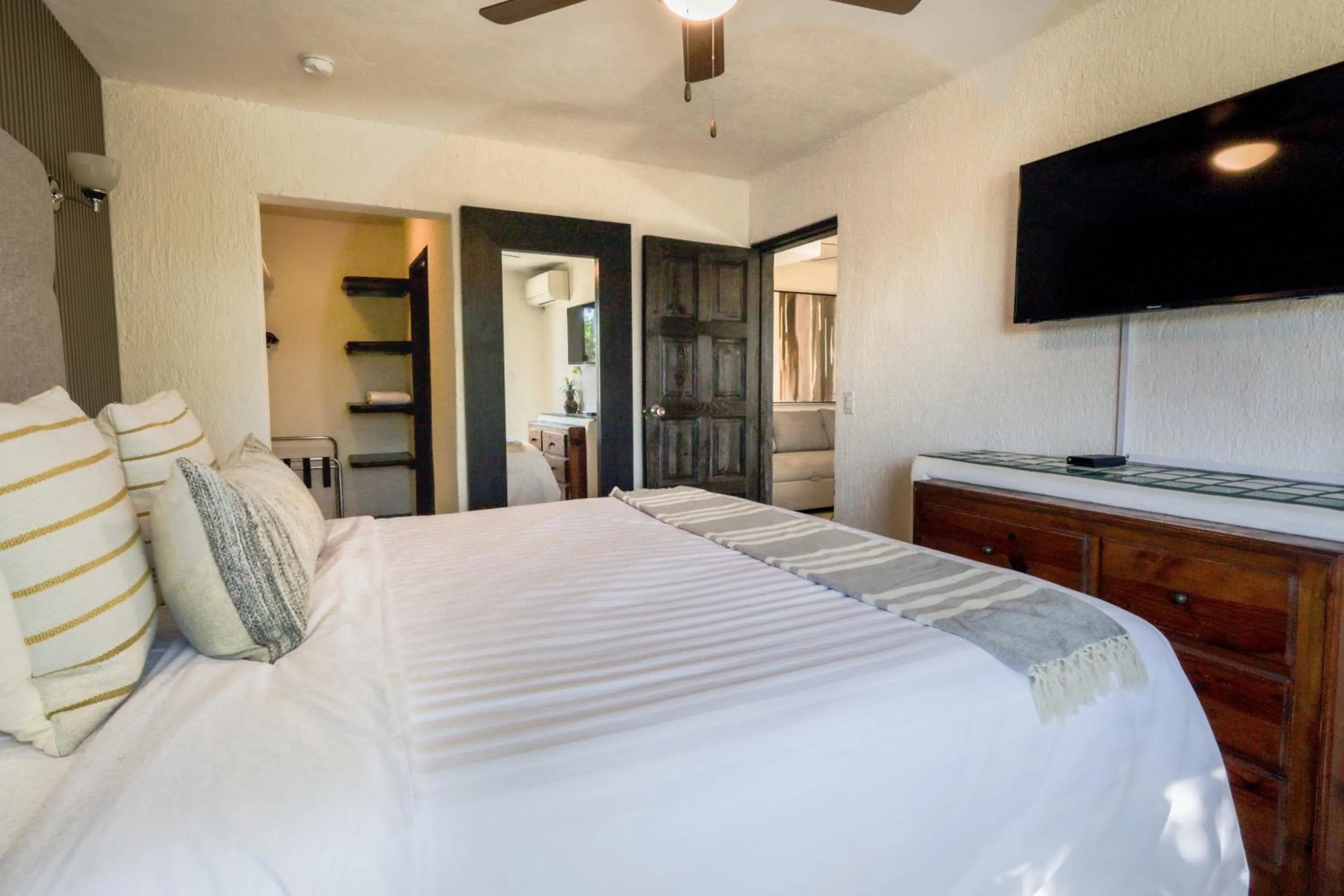 Bed in Hotel Posada Terranova