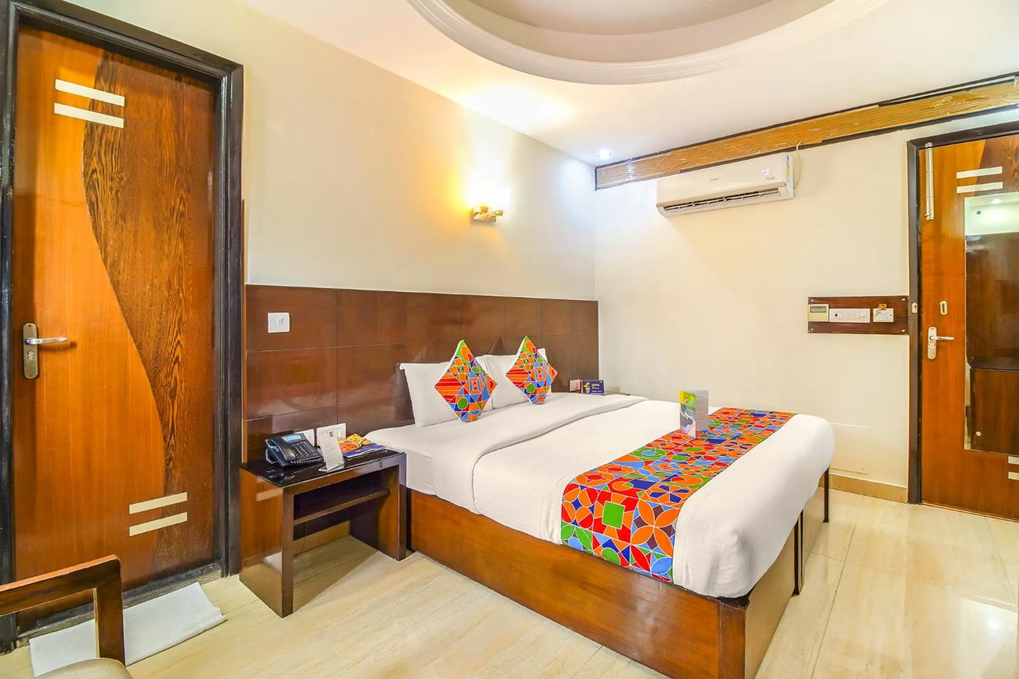 Bed in FabHotel Marble Arch Karol Bagh