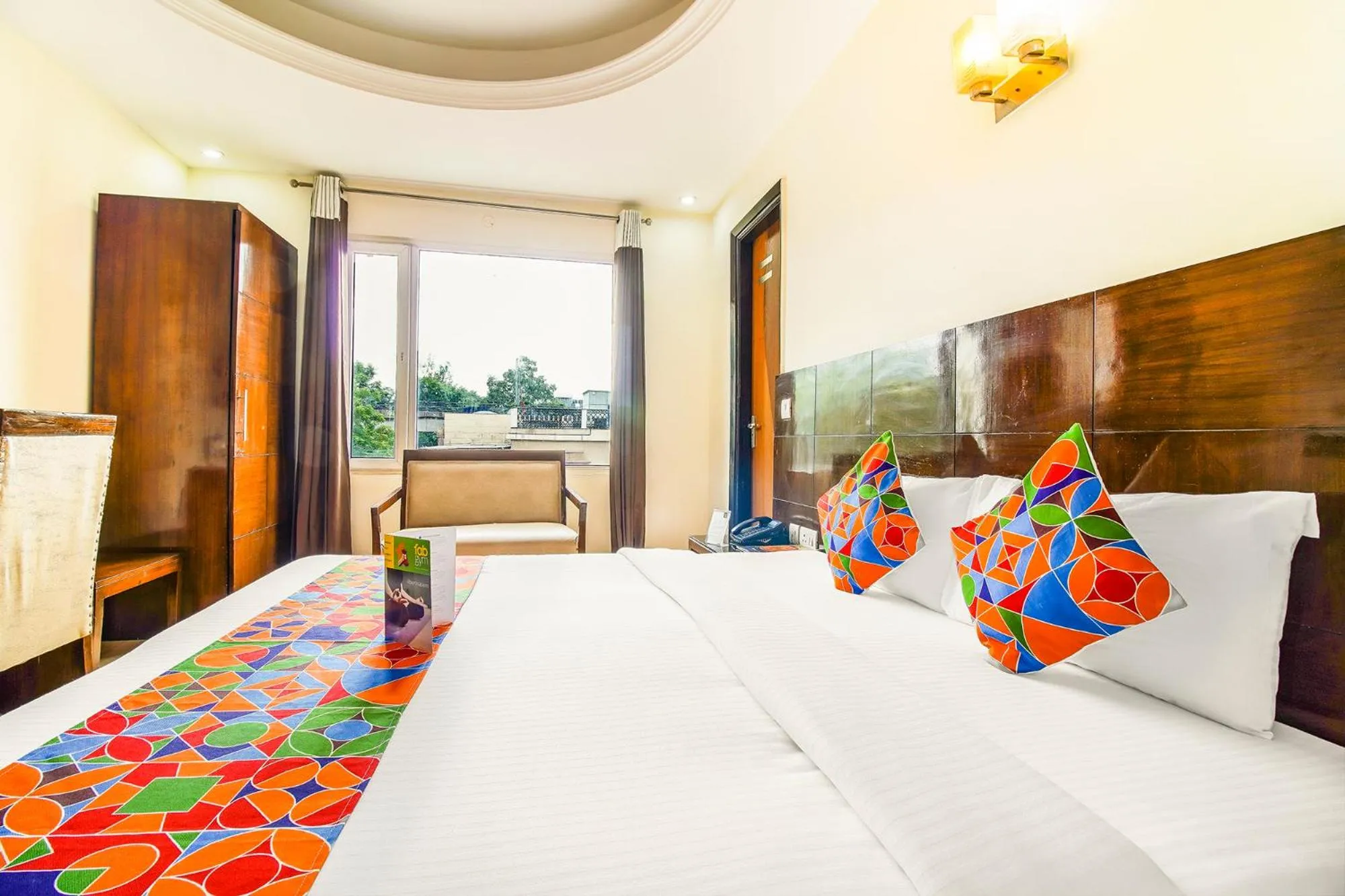 Bed in FabHotel Marble Arch Karol Bagh