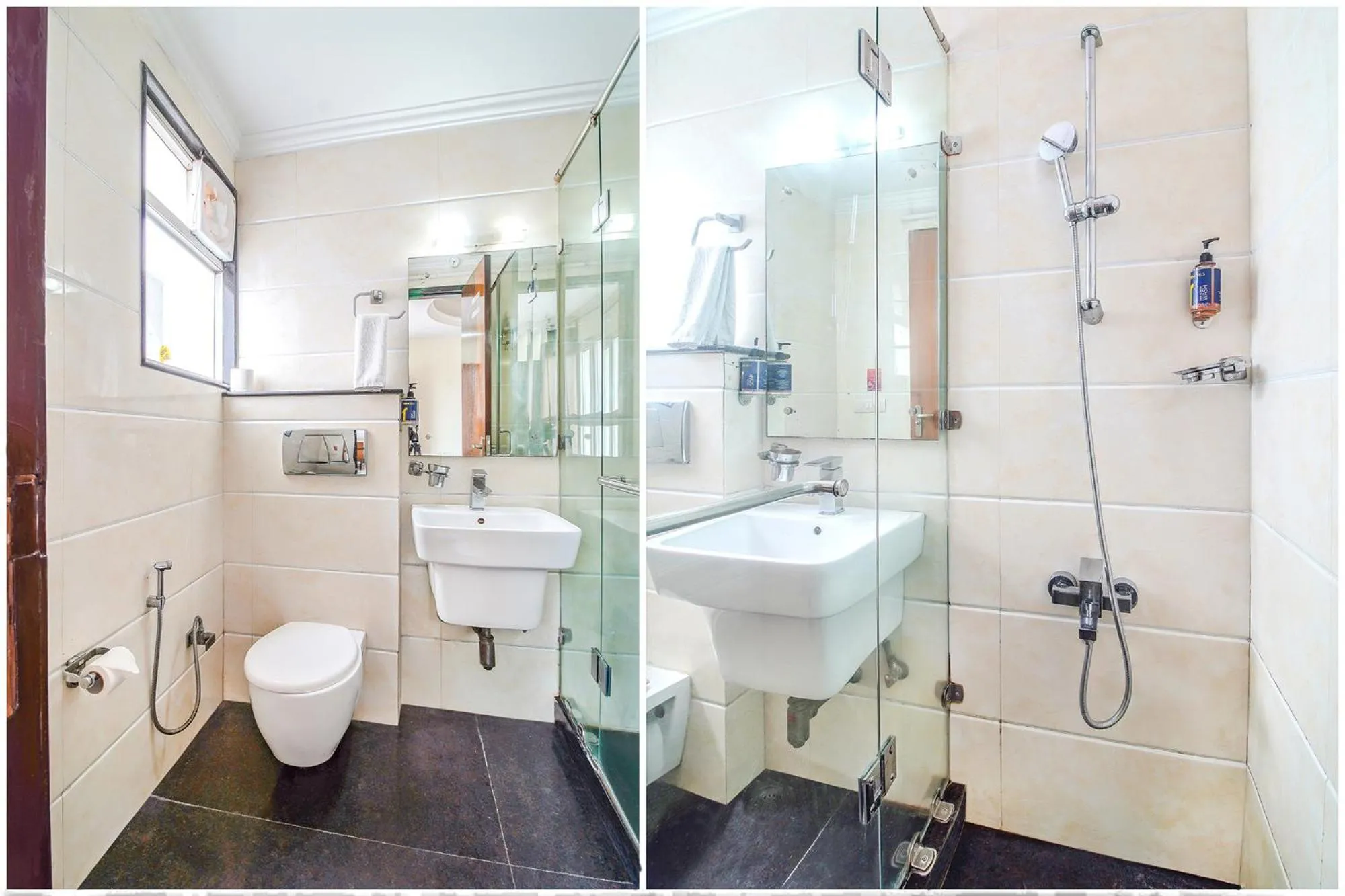 Bathroom in FabHotel Marble Arch Karol Bagh