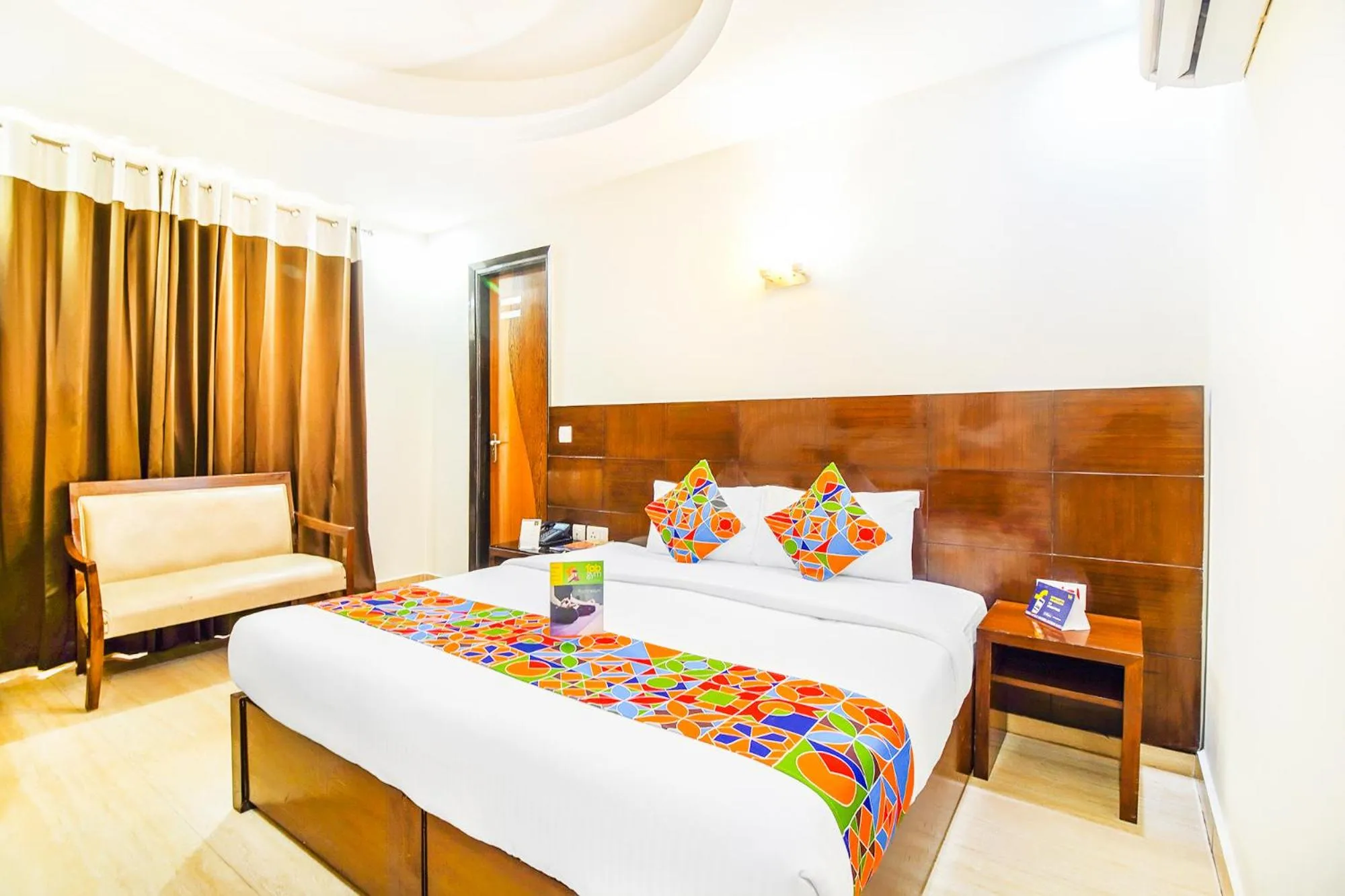 Bed in FabHotel Marble Arch Karol Bagh
