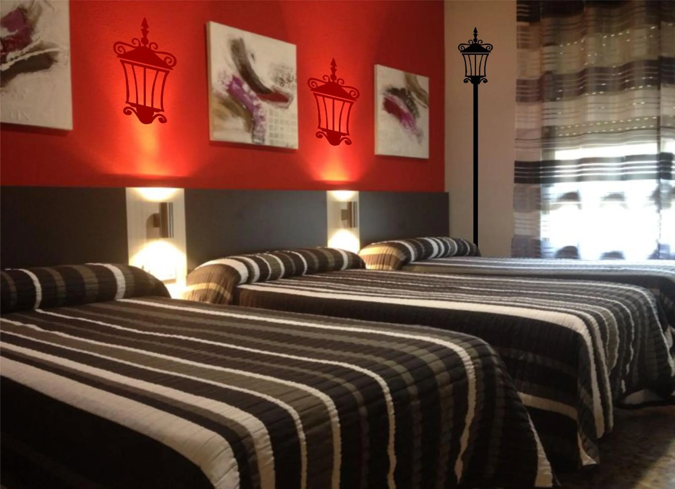 Bed in Hotel Marrodan Arnedillo