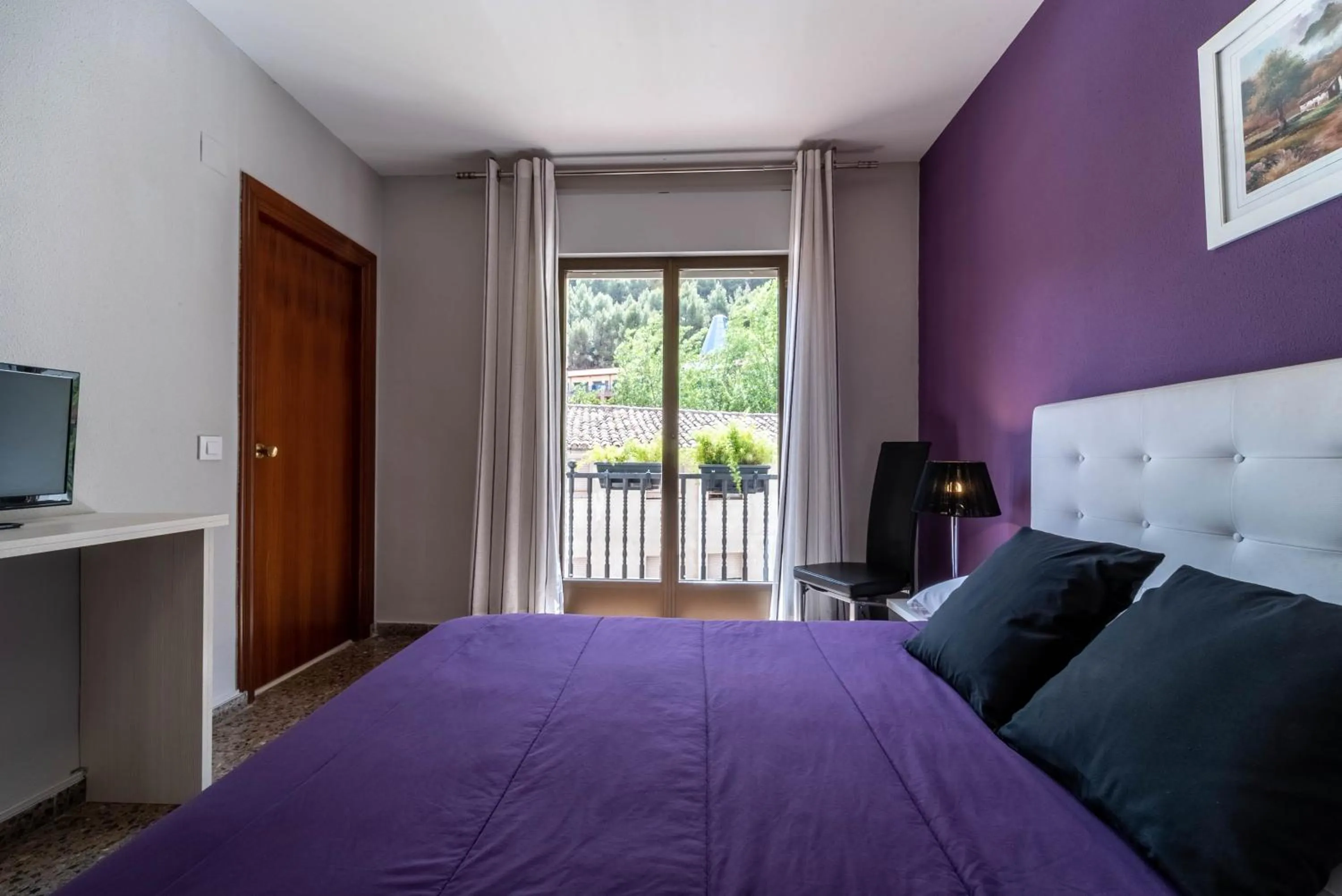 Bed in Hotel Marrodan Arnedillo