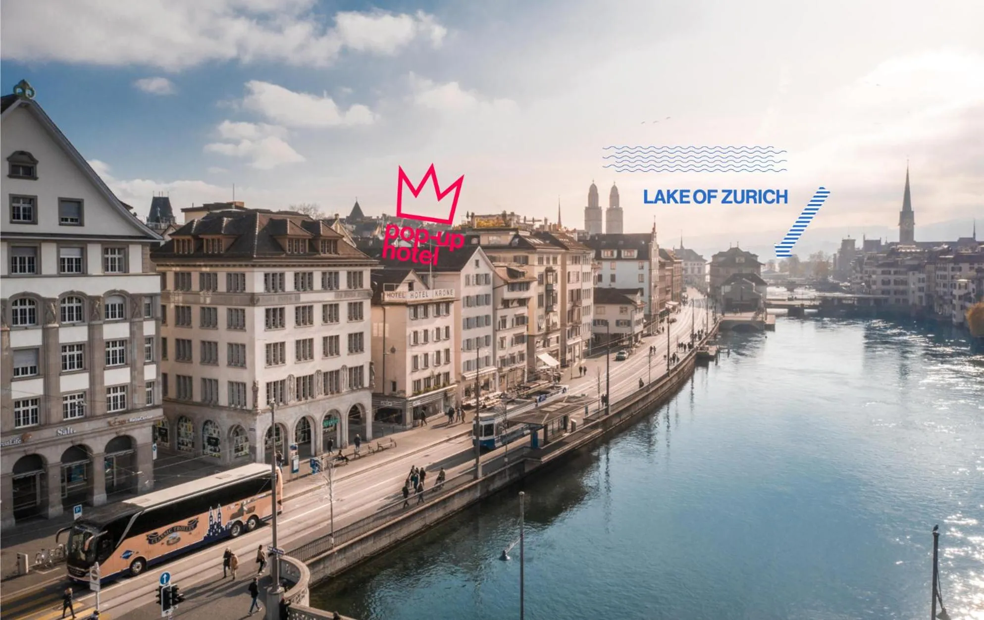 Nearby landmark in Pop Up Hotel Krone Zürich