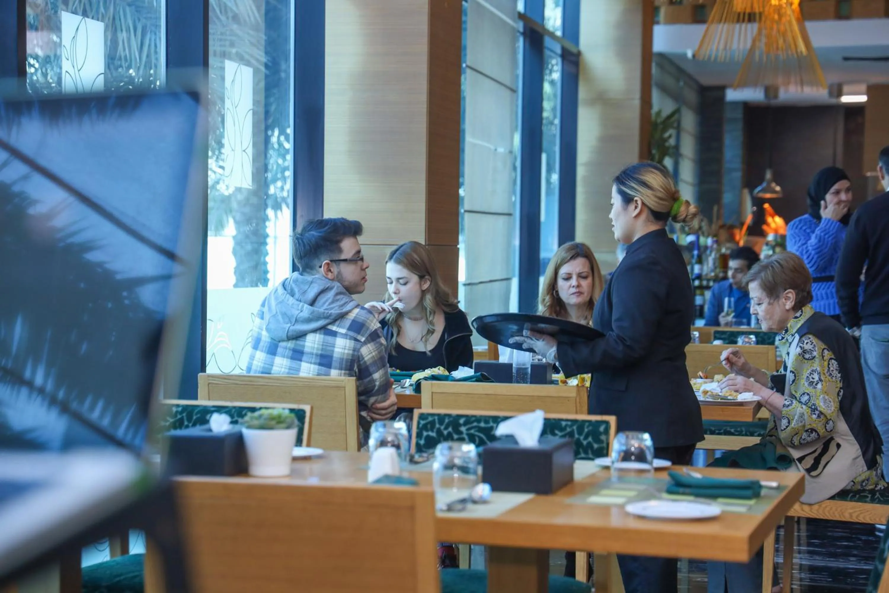 Restaurant/places to eat in Ramee Grand Hotel And Spa