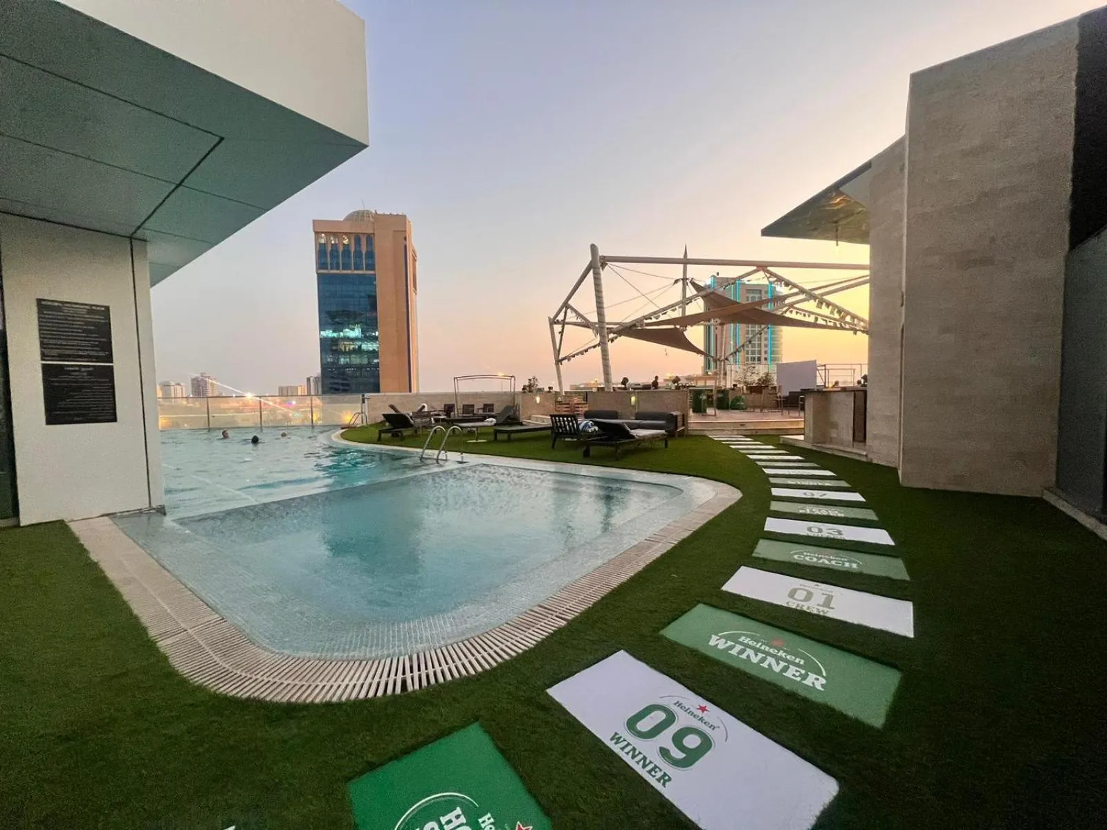 Swimming pool in Ramee Grand Hotel And Spa