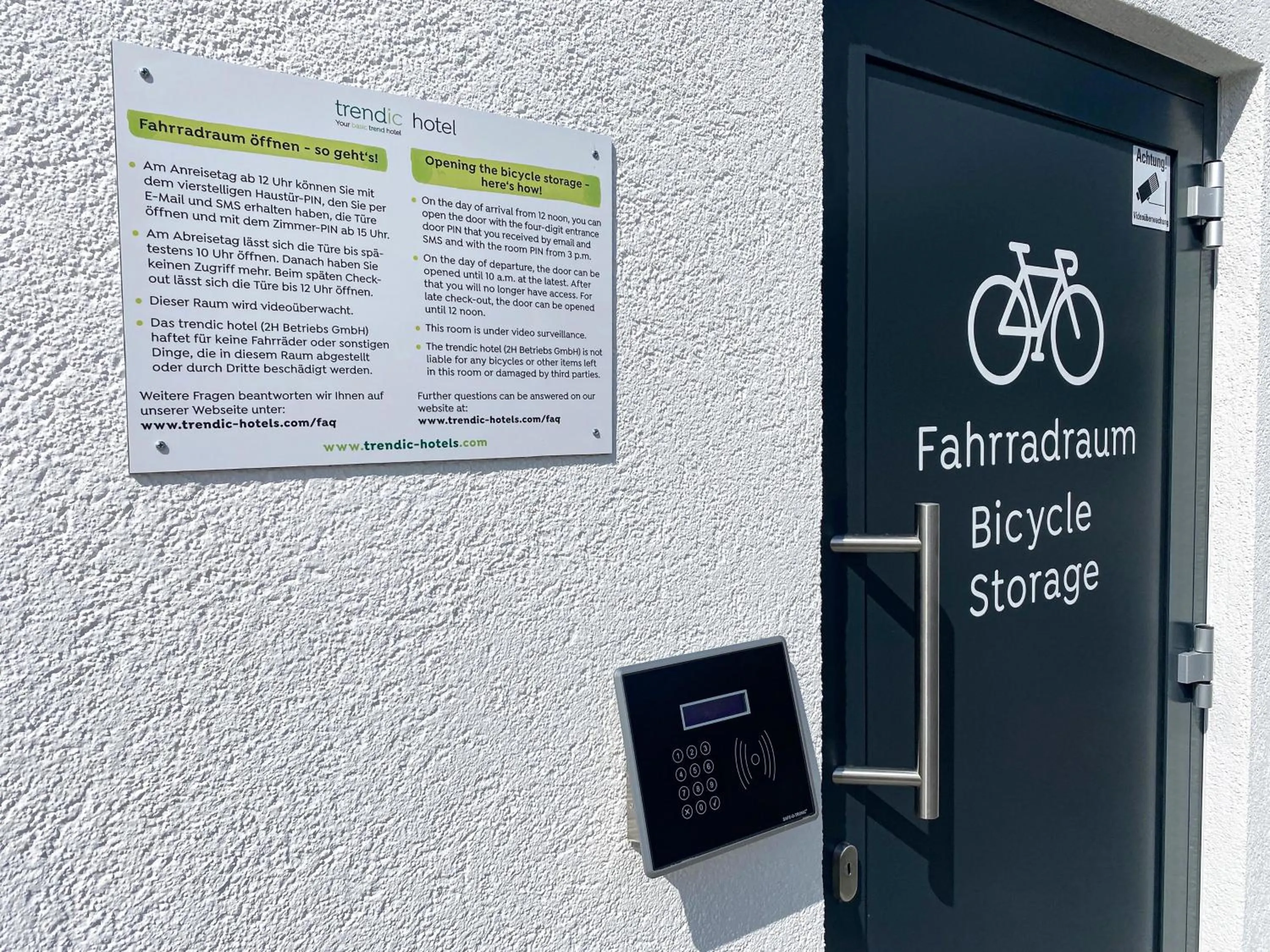 Cycling in Trendic Hotel