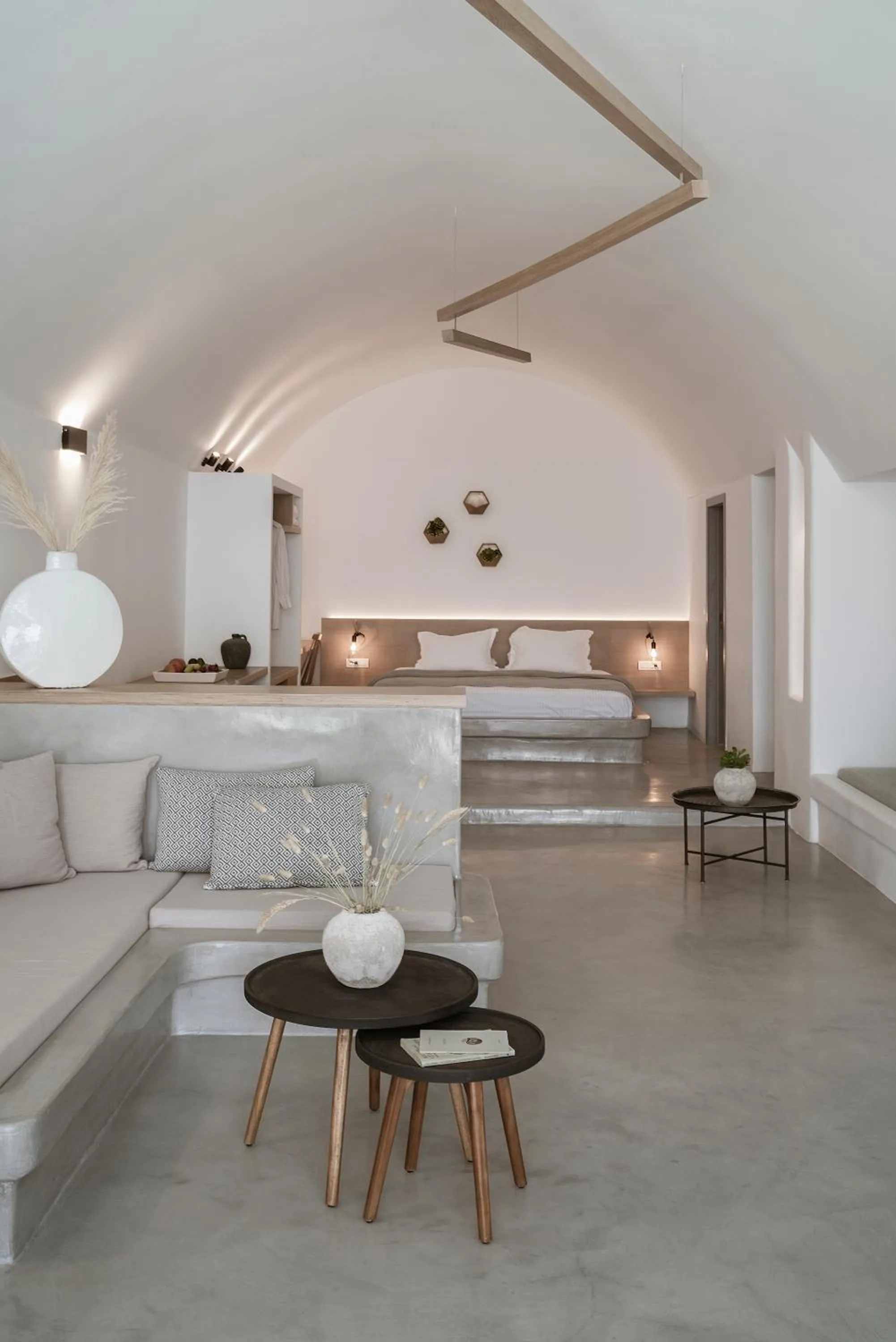 Bed in Coco-Mat Hotel Santorini