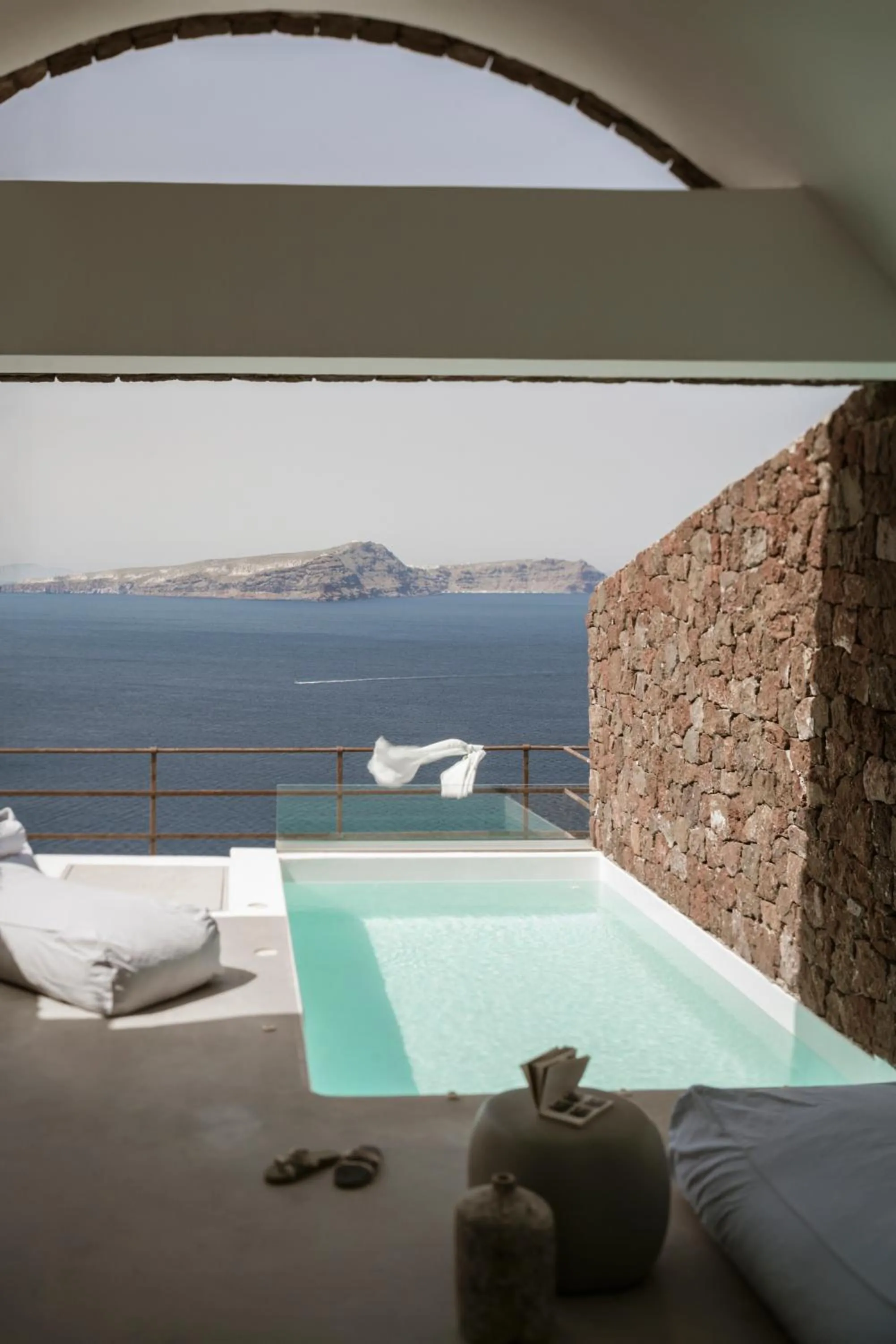 Hot Tub in Coco-Mat Hotel Santorini