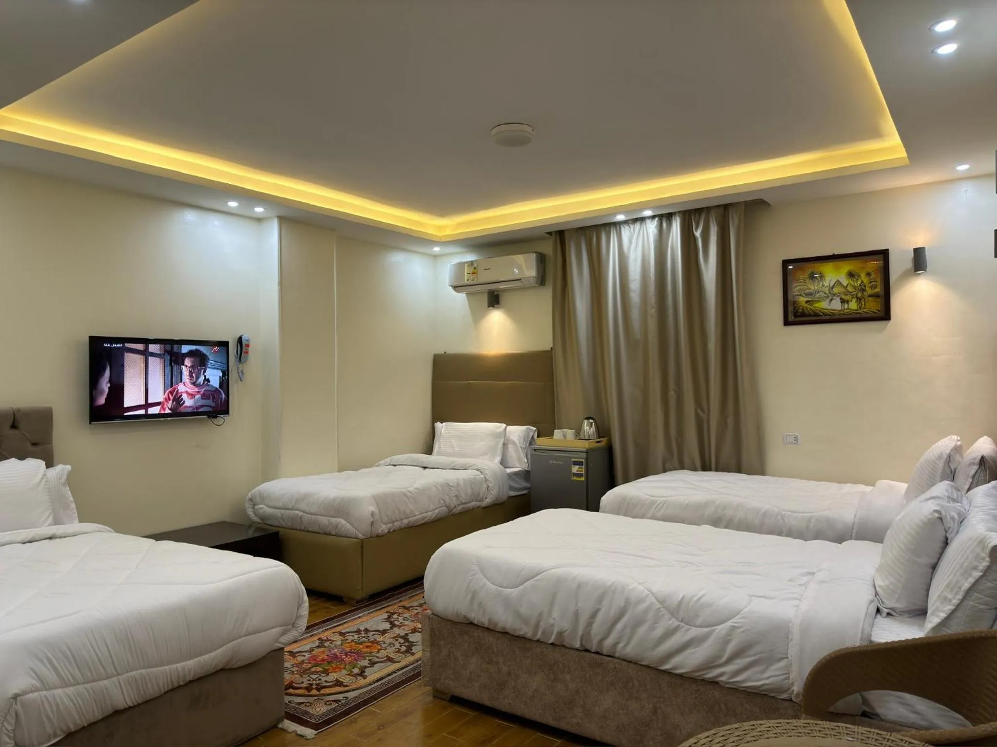 Bed in Pyramids Gardens Hotel