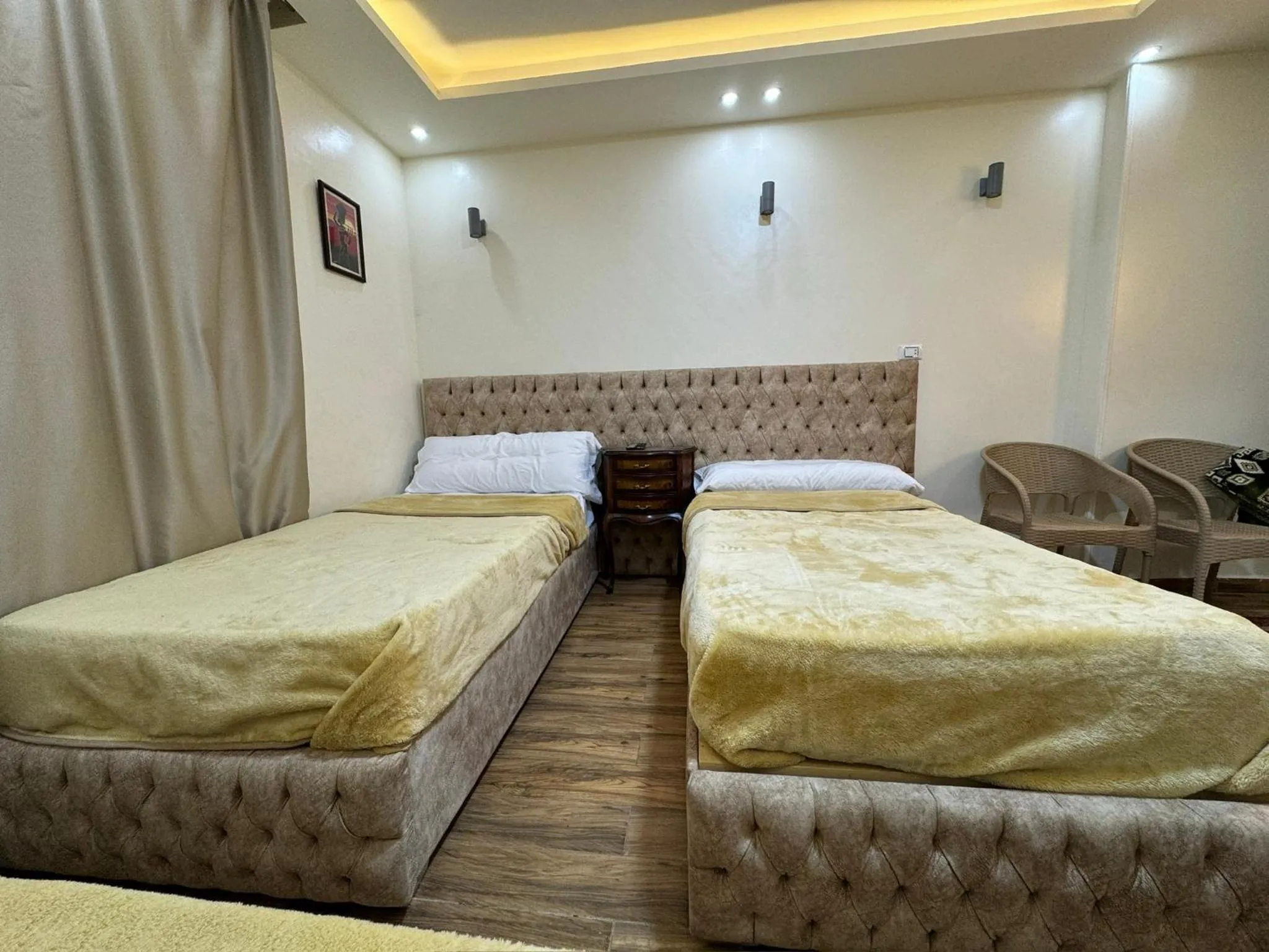 Bed in Pyramids Gardens Hotel