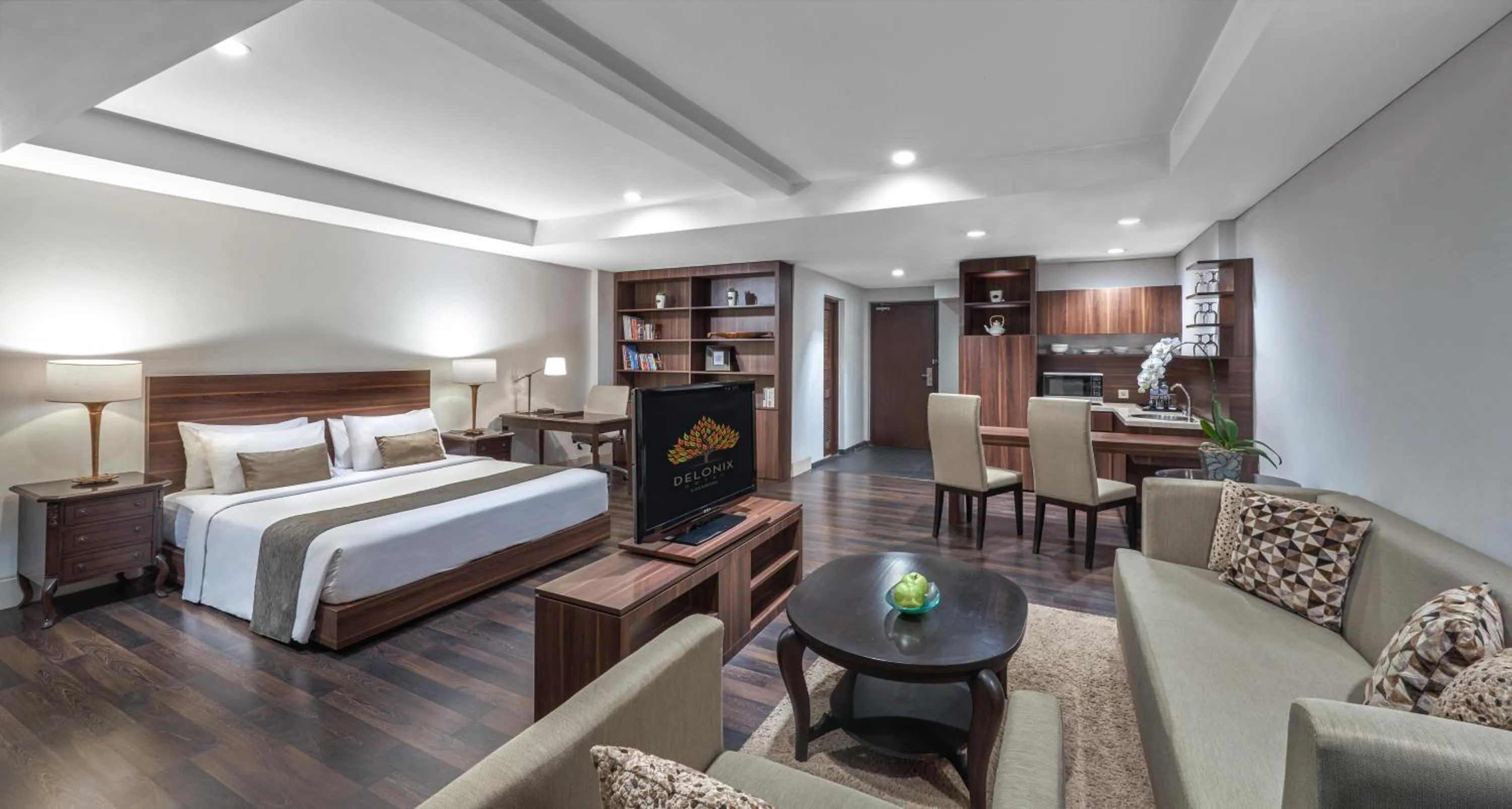 Bed in Delonix Hotel Karawang