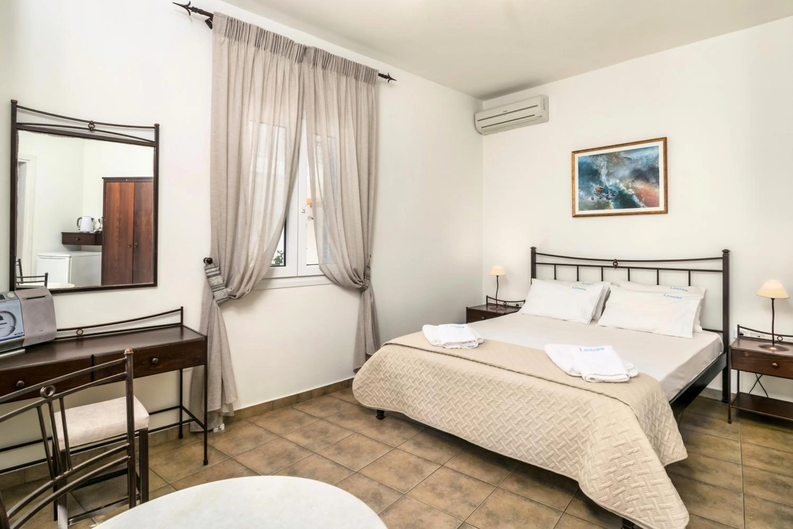 Bedroom, Bed in Livanios Studios