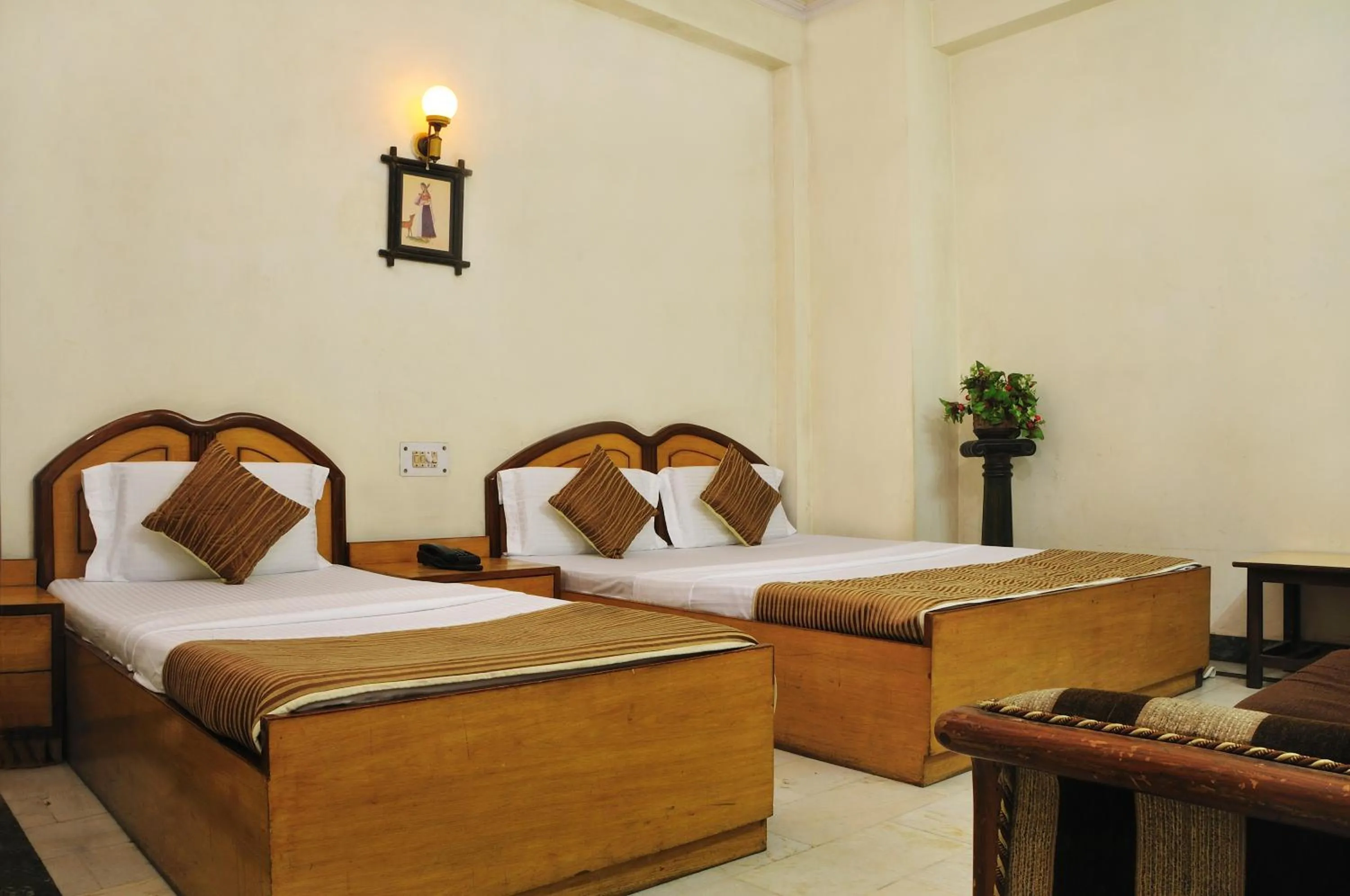 Bed in Hotel Star Paradise