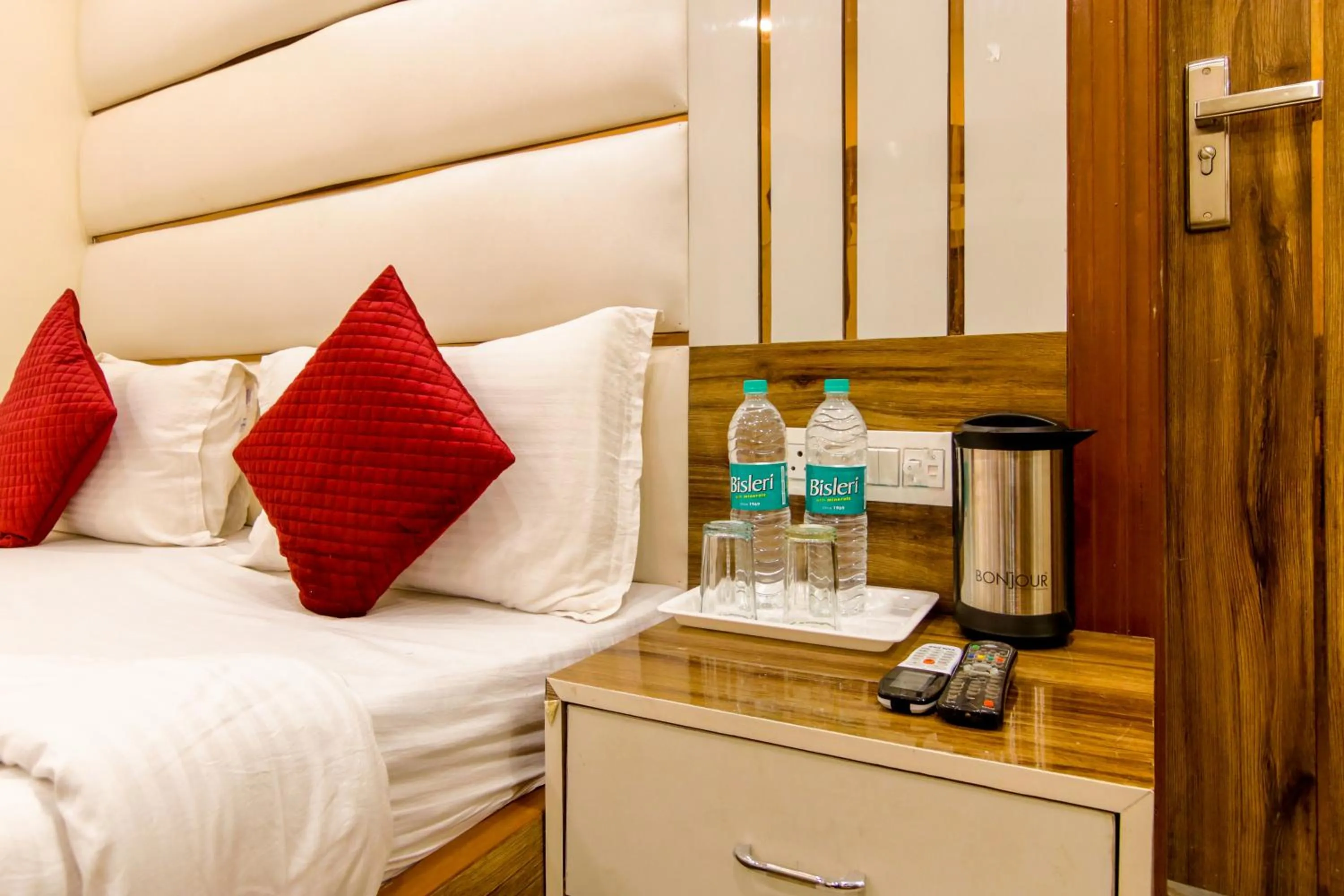 Bed in Hotel Star Palace