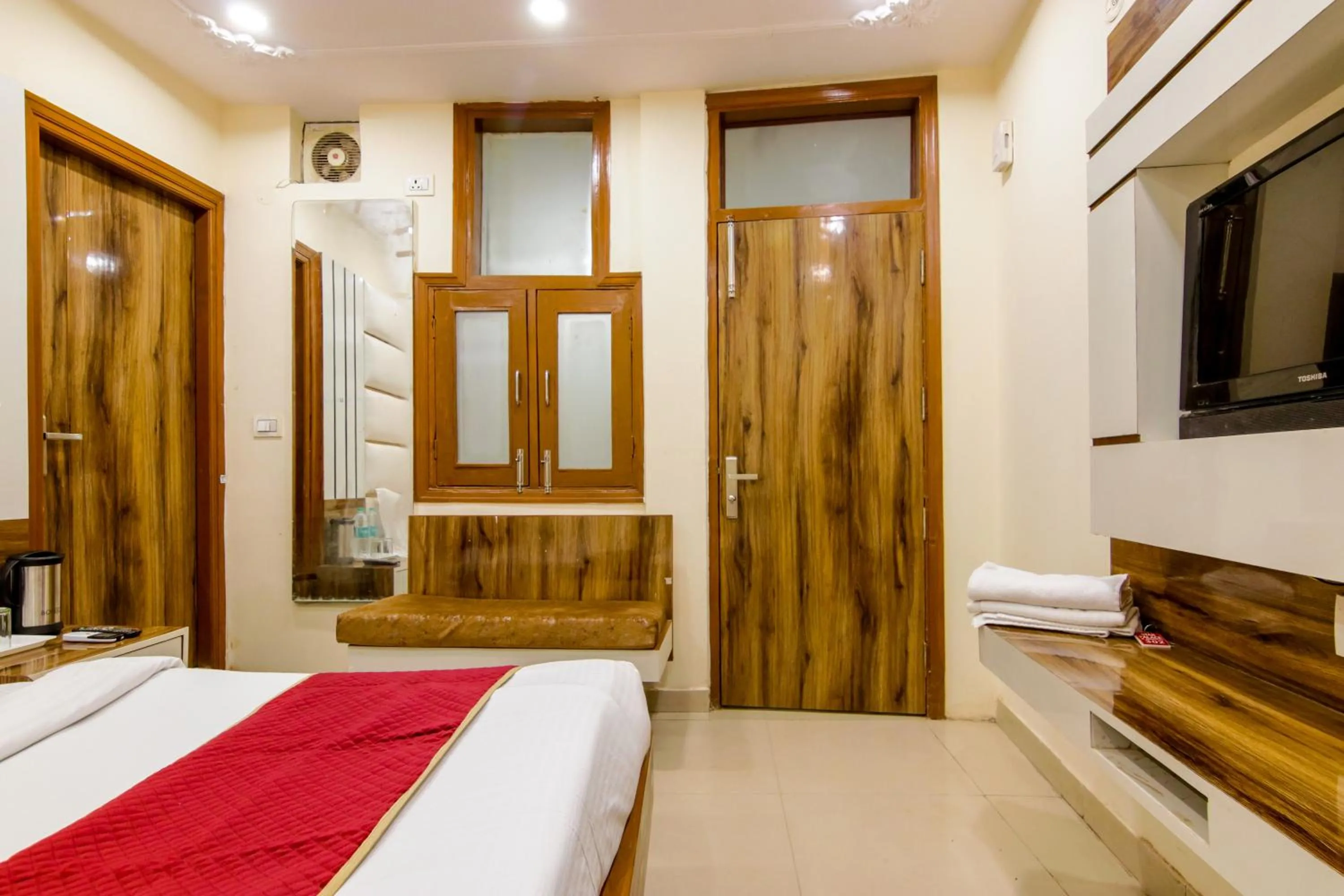 Bed in Hotel Star Palace