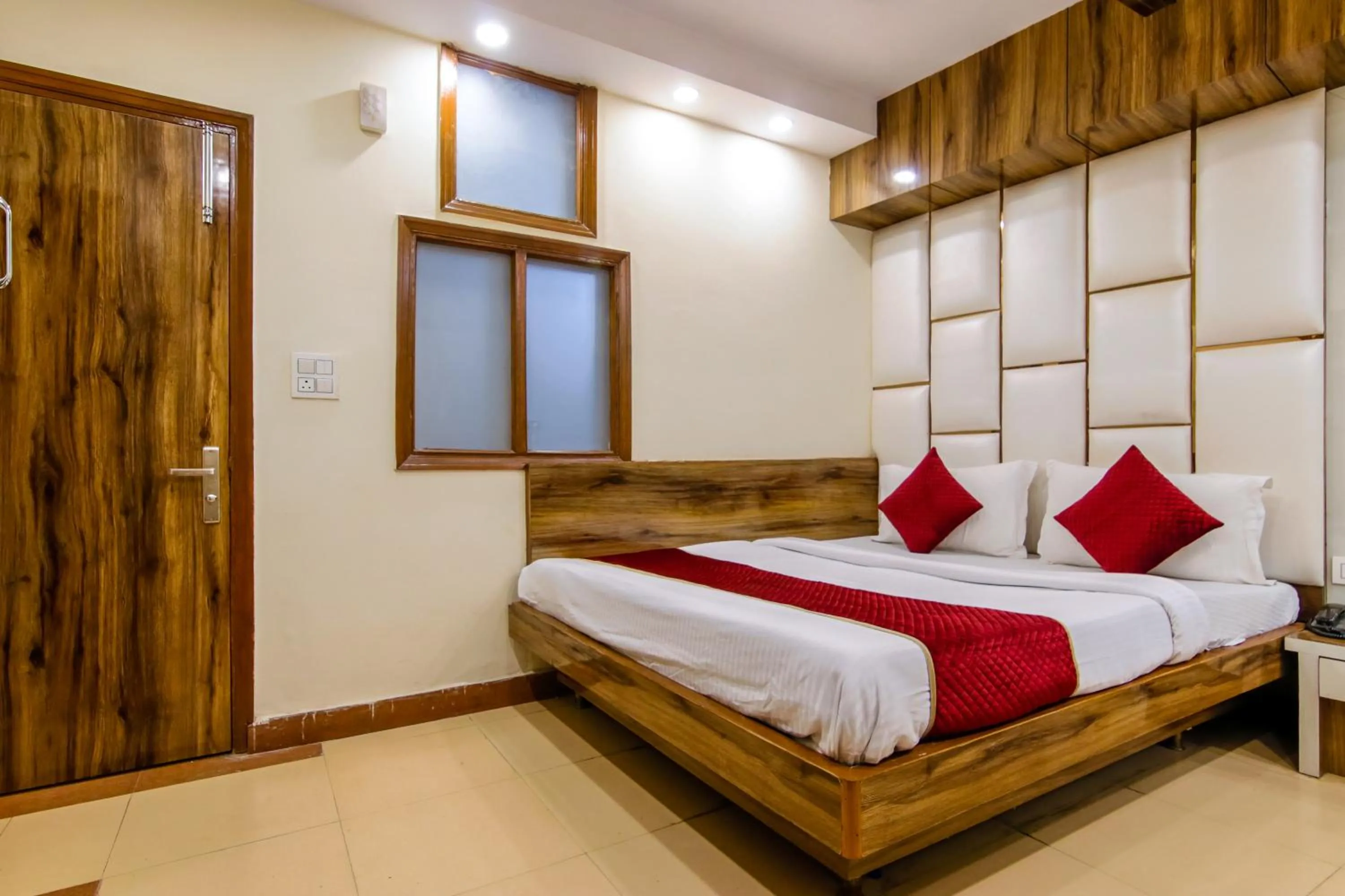 Bed in Hotel Star Palace