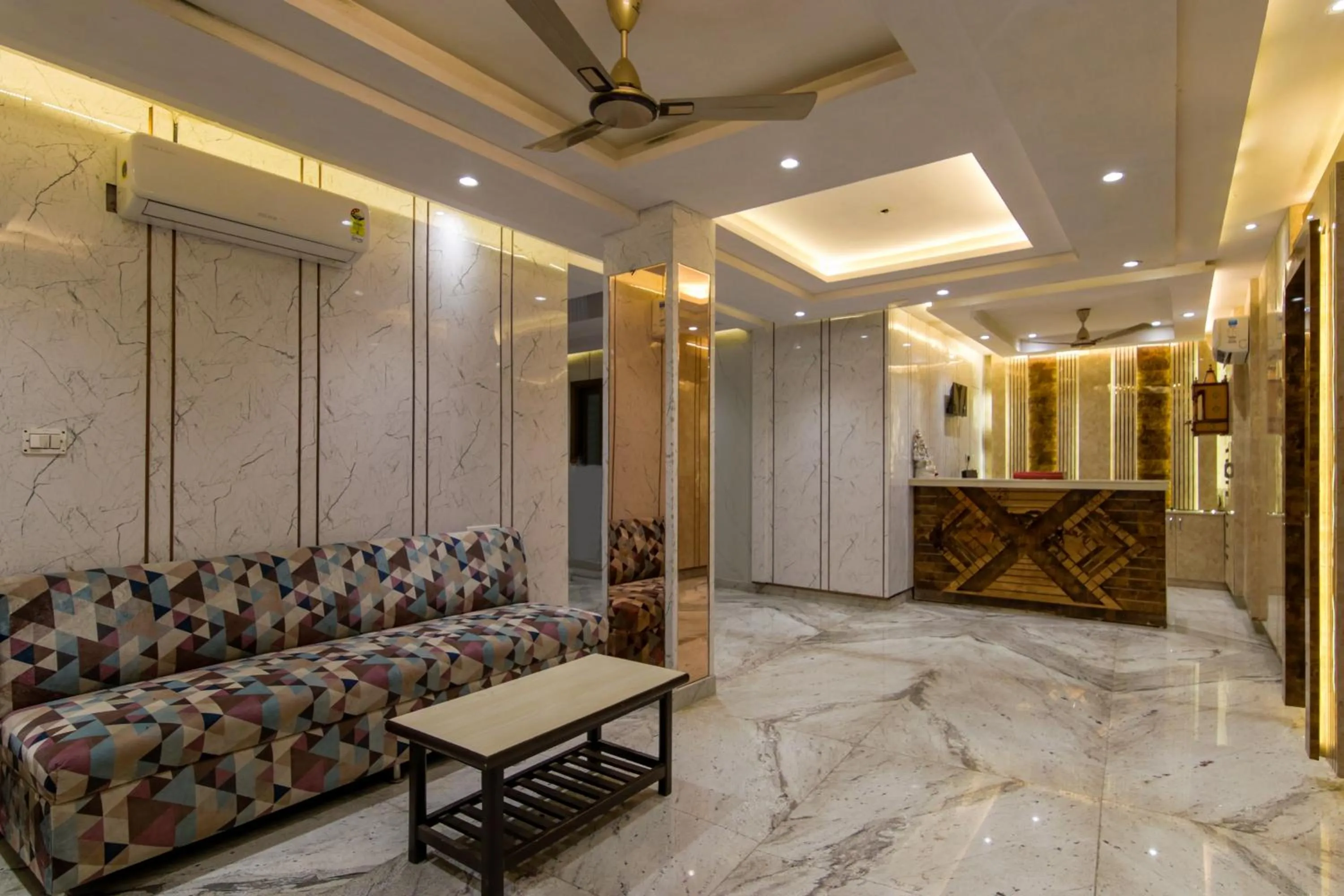 Seating area in Hotel Star Palace