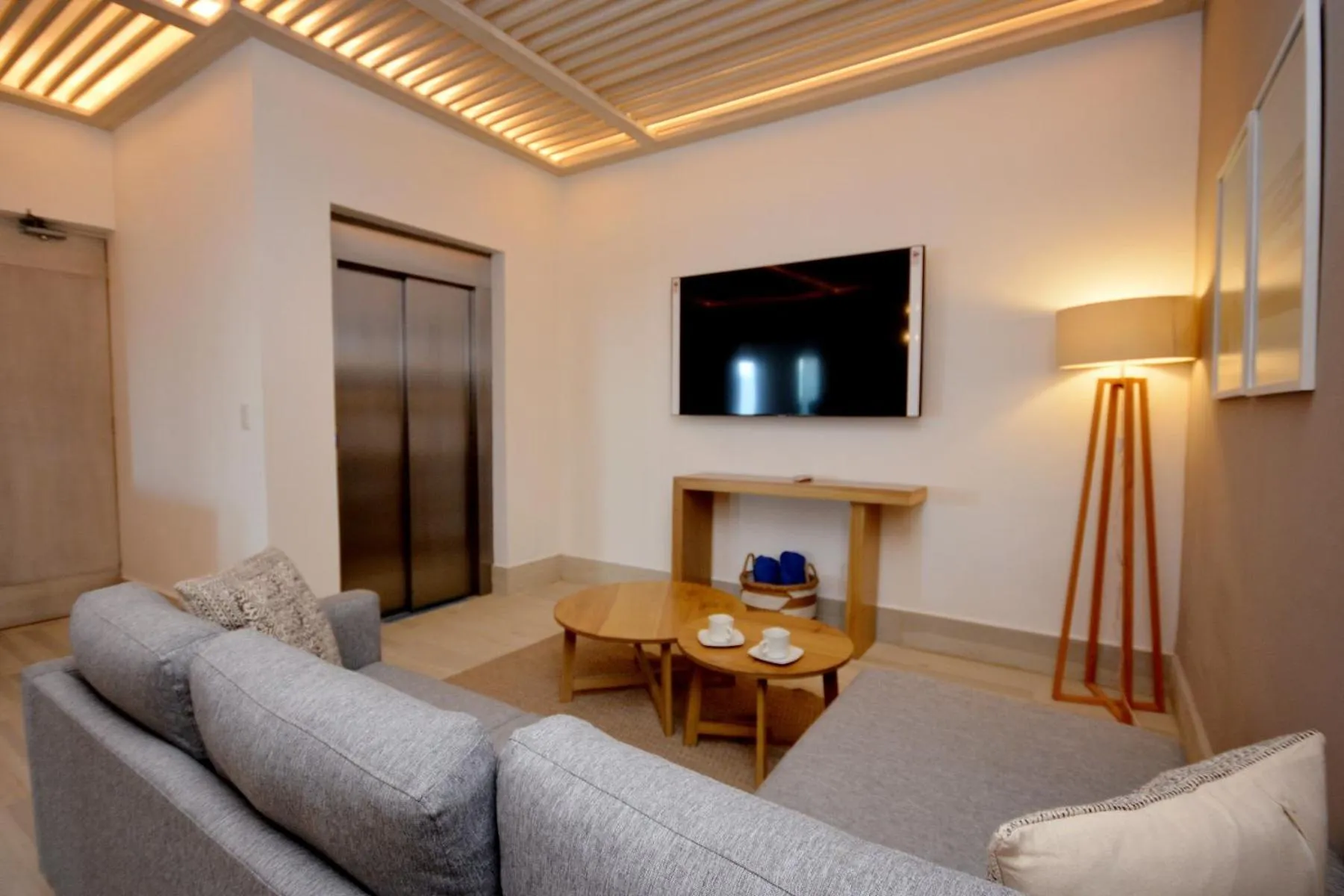 Living room in MAYAN MONK Suites