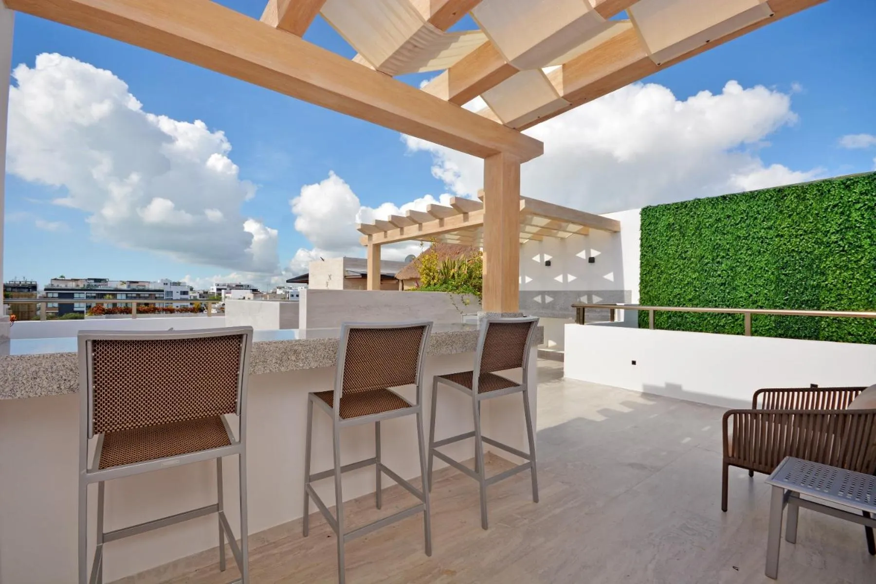 Pool view in MAYAN MONK Suites