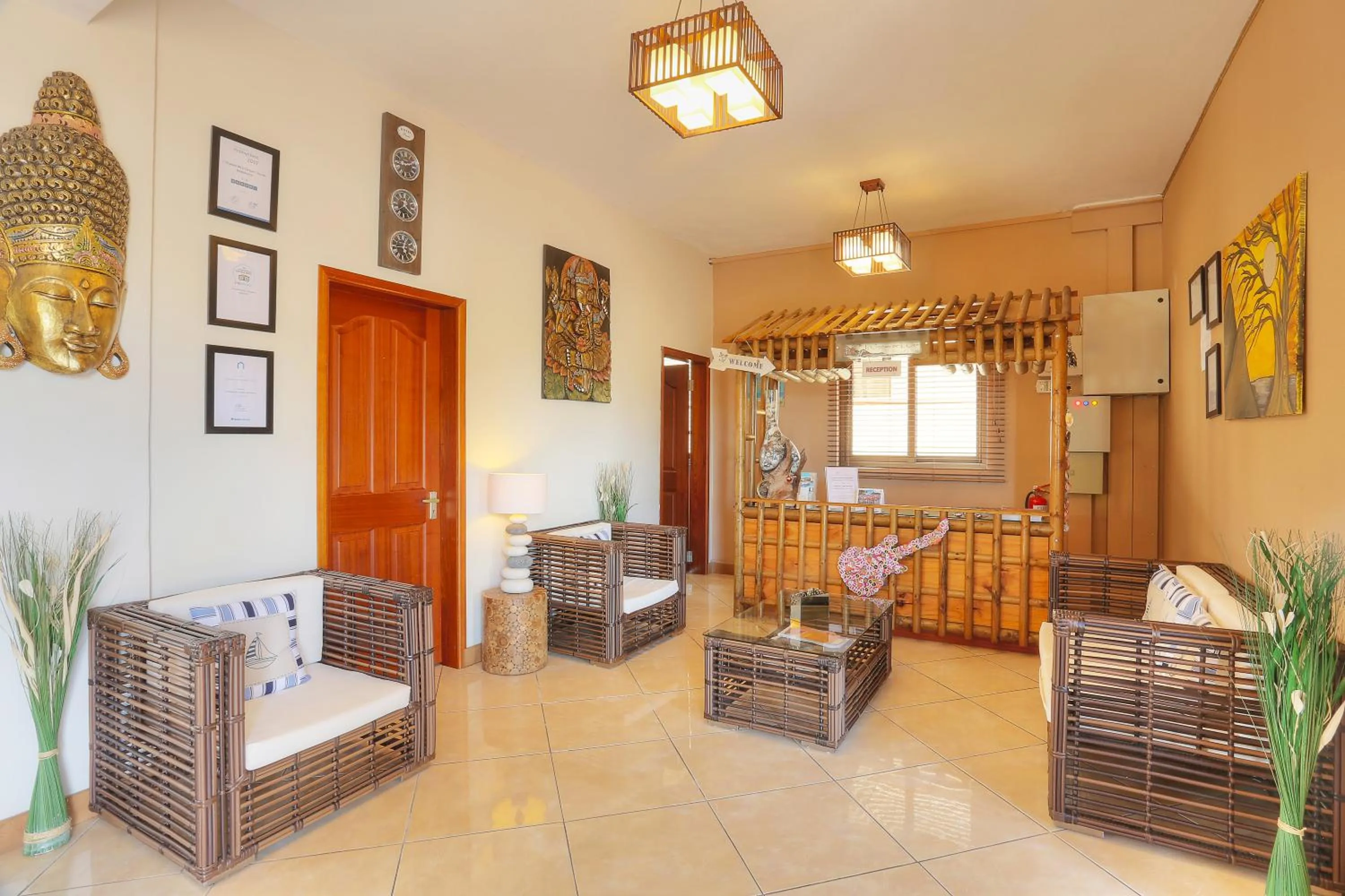 Lobby or reception in L'Oiseau de L'Ocean Tourist Residence