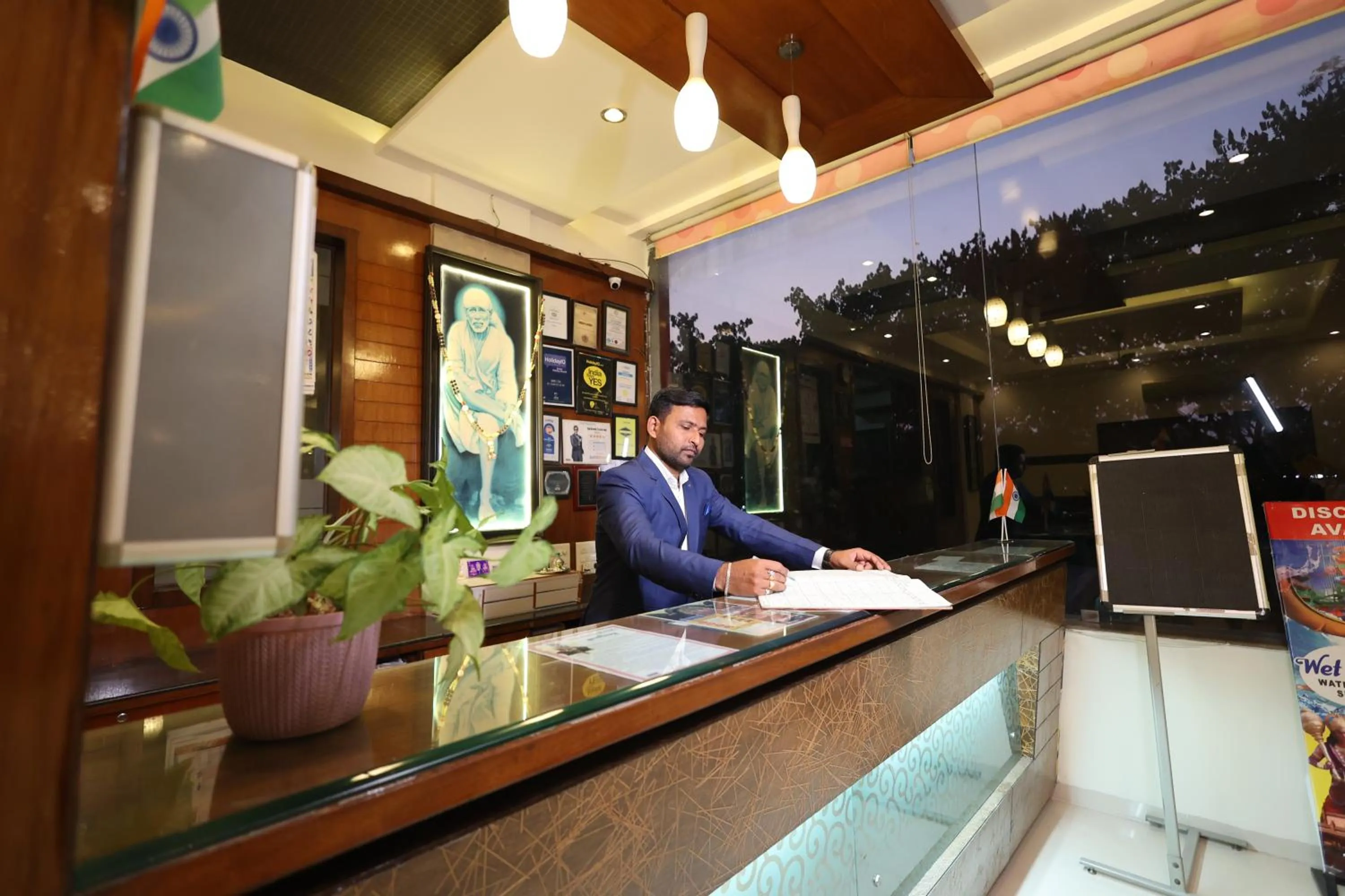 Lobby or reception in Hotel Sai Grand Castle Inn