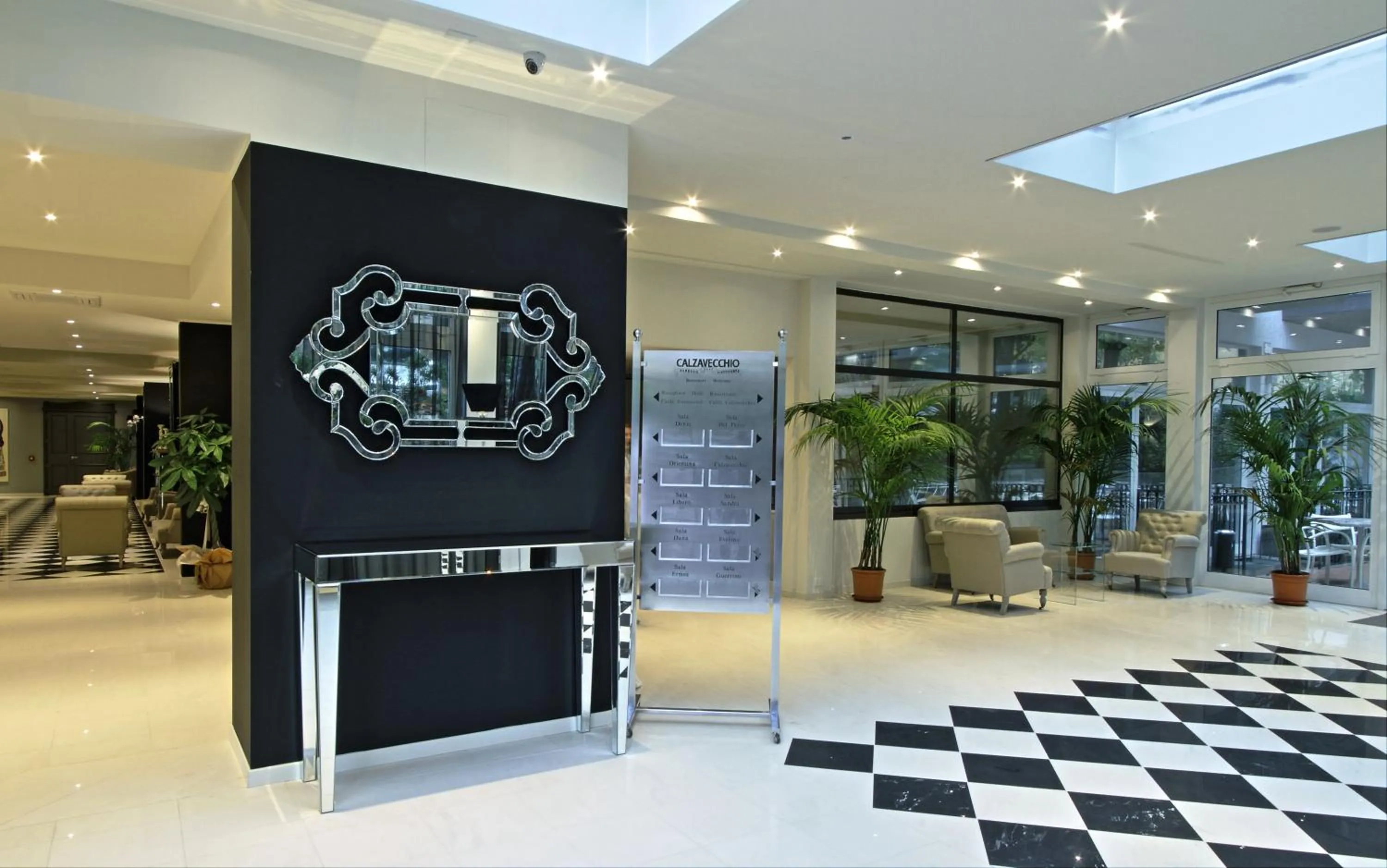 Lobby or reception in Boutique Hotel Calzavecchio