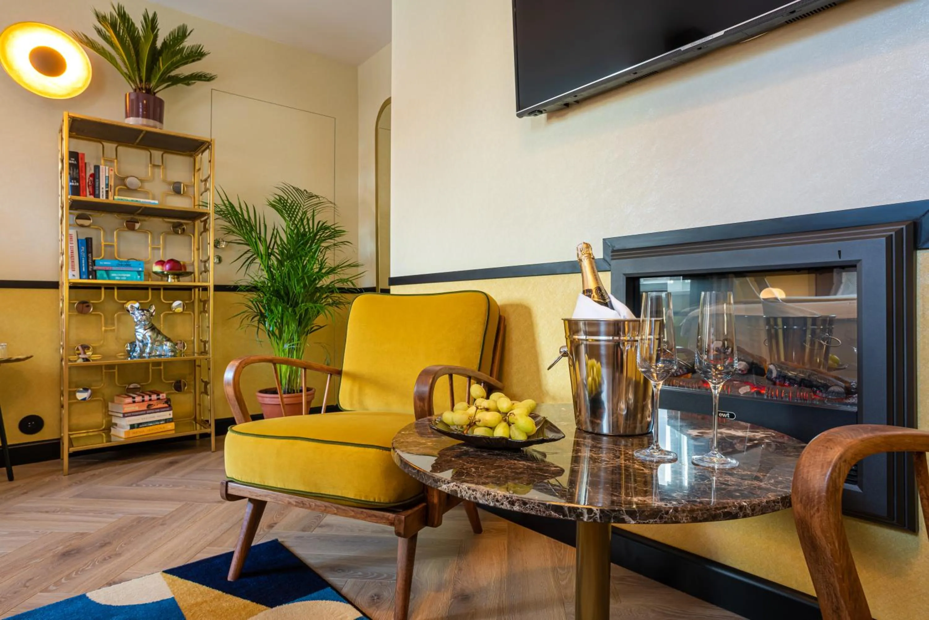 Decorative detail in SleepWell Boutique Apartments