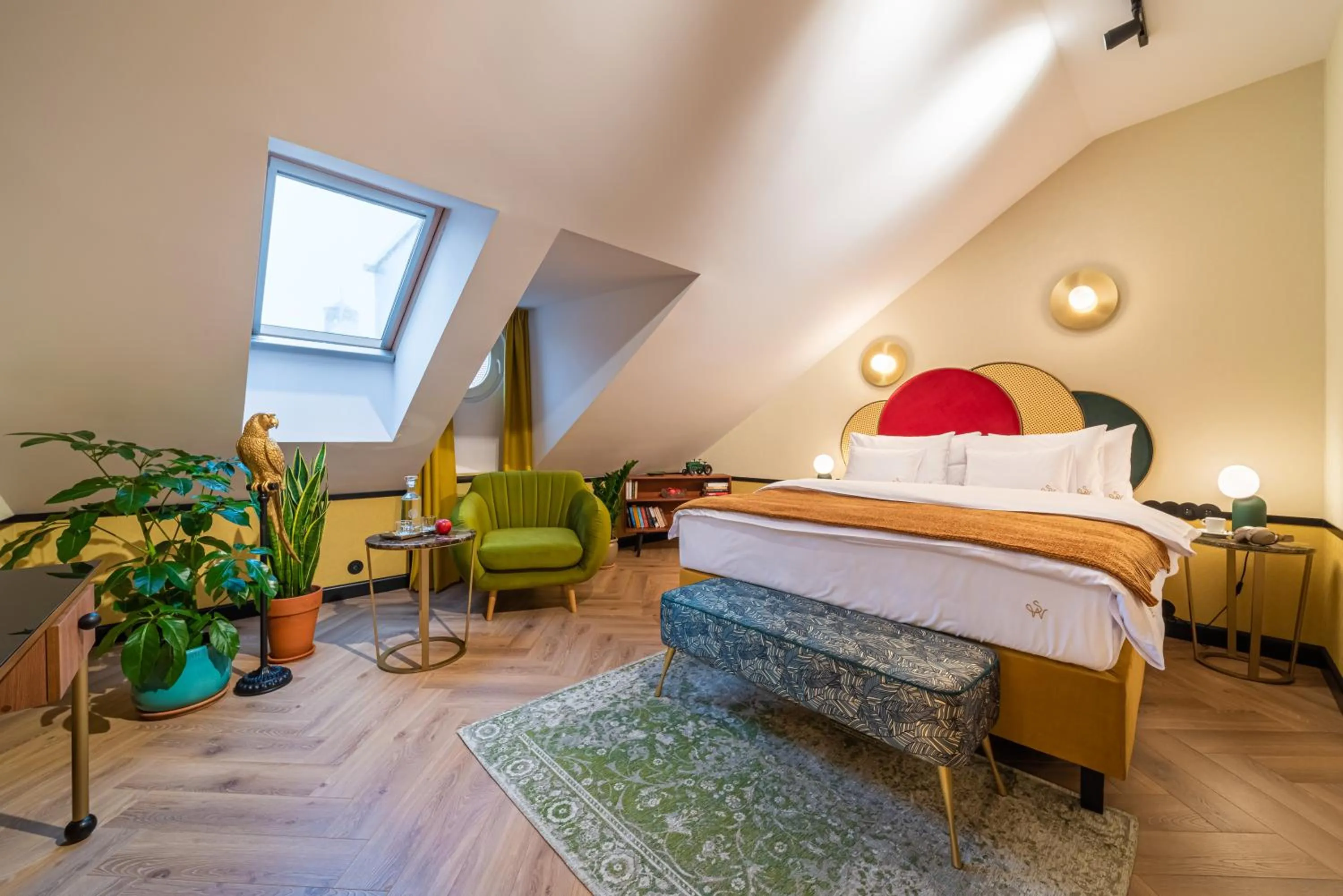 Bed in SleepWell Boutique Apartments