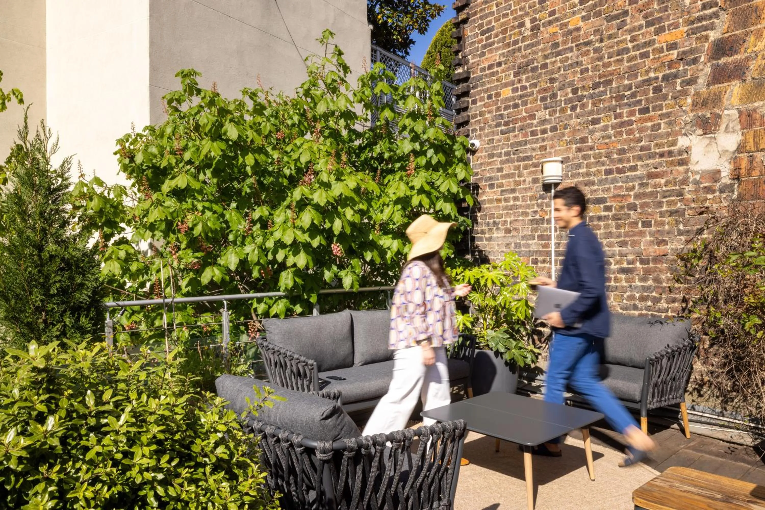 Garden in Hotel Korner Montparnasse