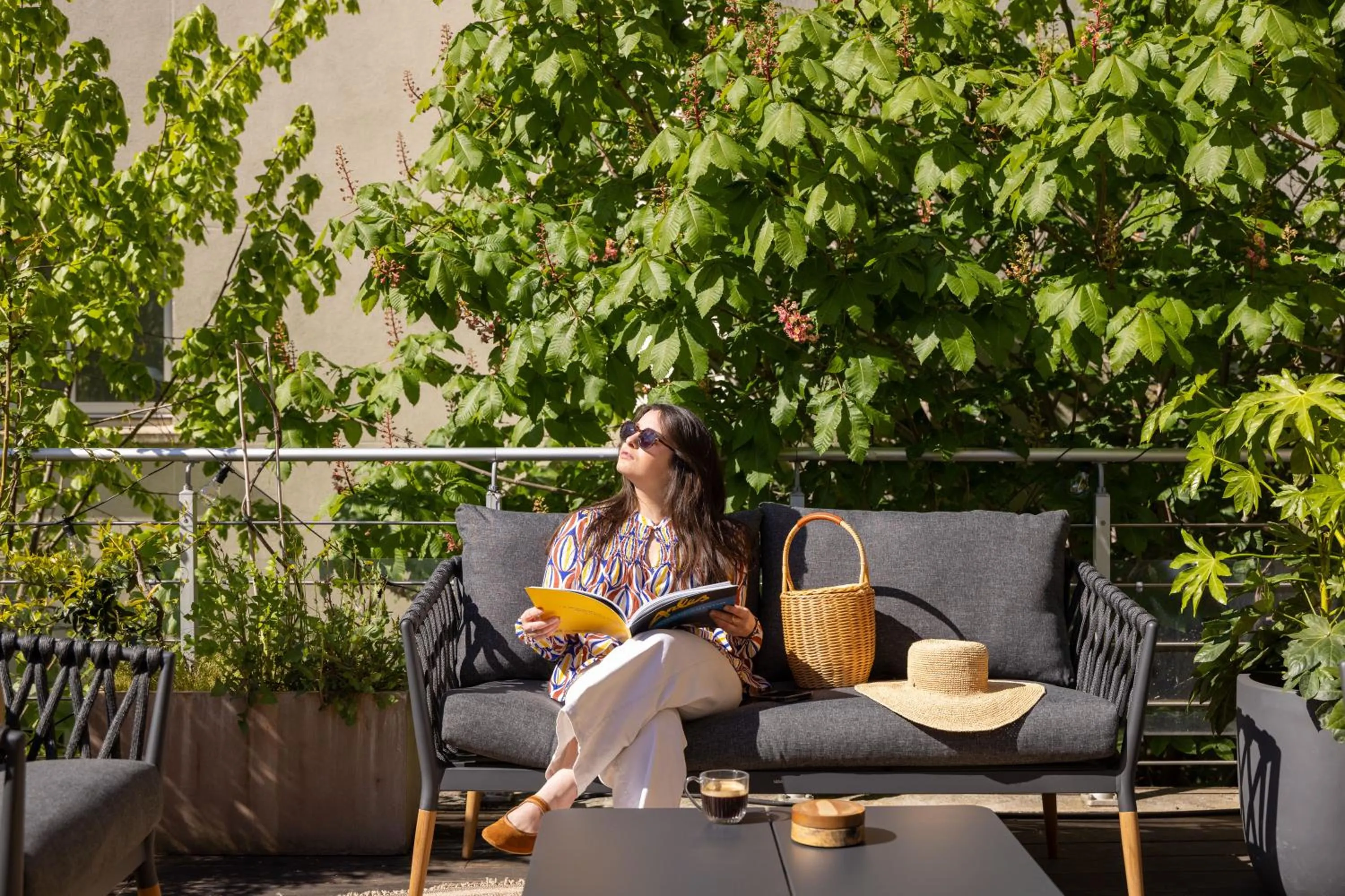 Garden in Hotel Korner Montparnasse