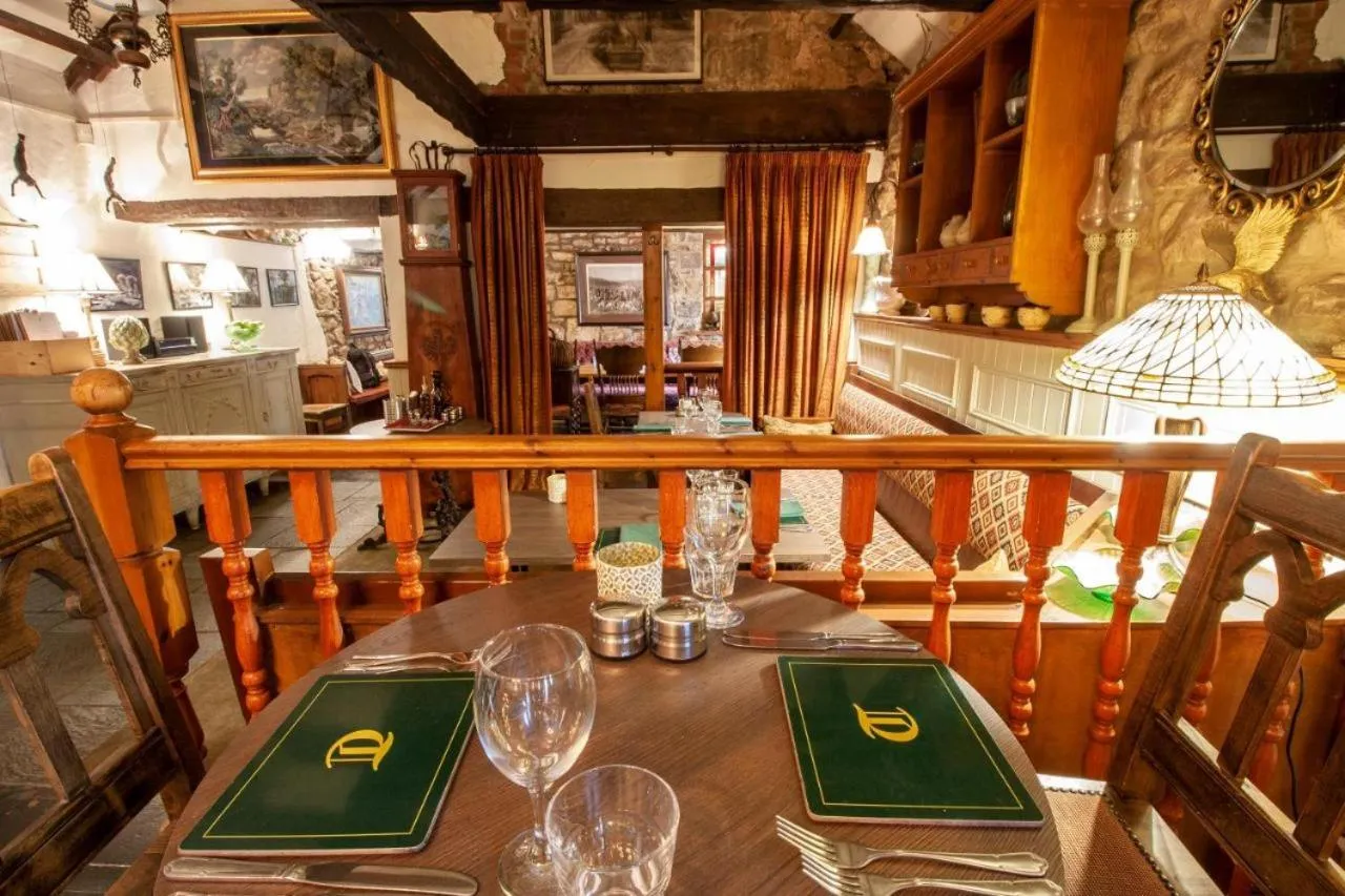 Dining area in The Tankerville Arms
