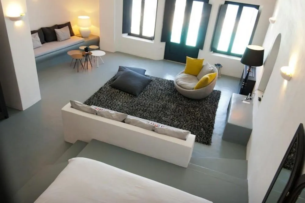 Photo of the whole room, Bed in Grand Ambassador Santorini Hotel